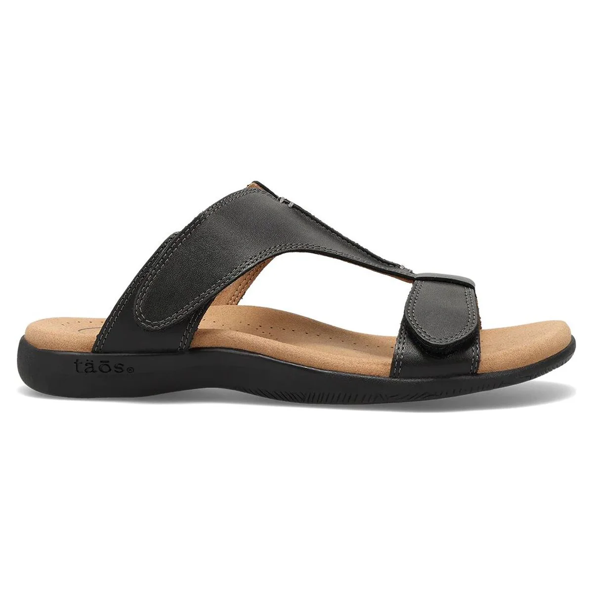 Slide Show Adjustable Strap Sandal in Black - Image 2