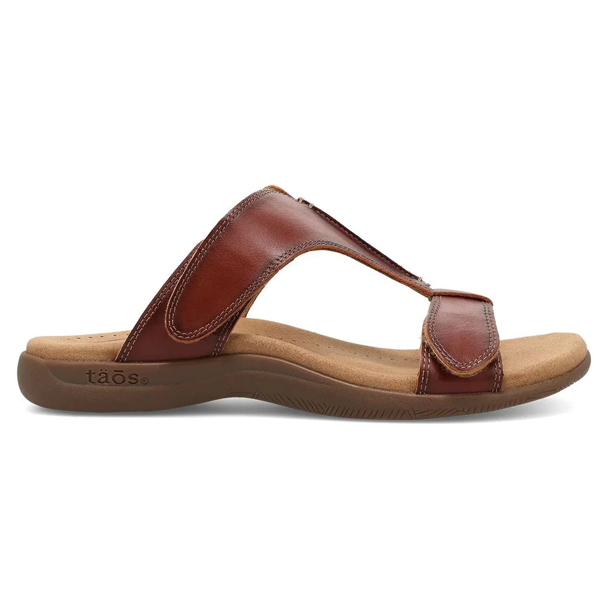 Slide Show Adjustable Strap Sandal in Cognac - Image 2