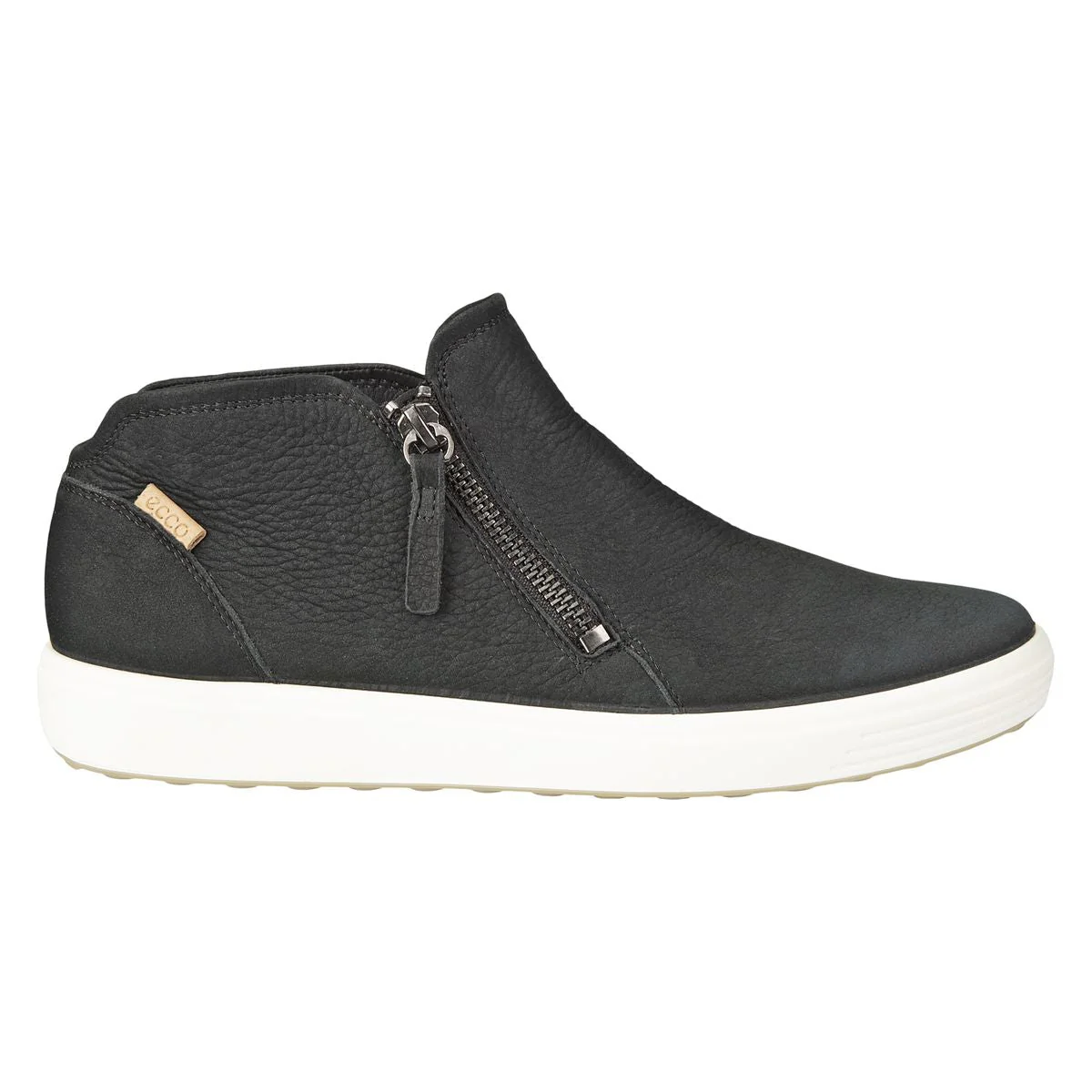 Ecco Soft 7 Women's Side Zip Bootie in Black - Image 3