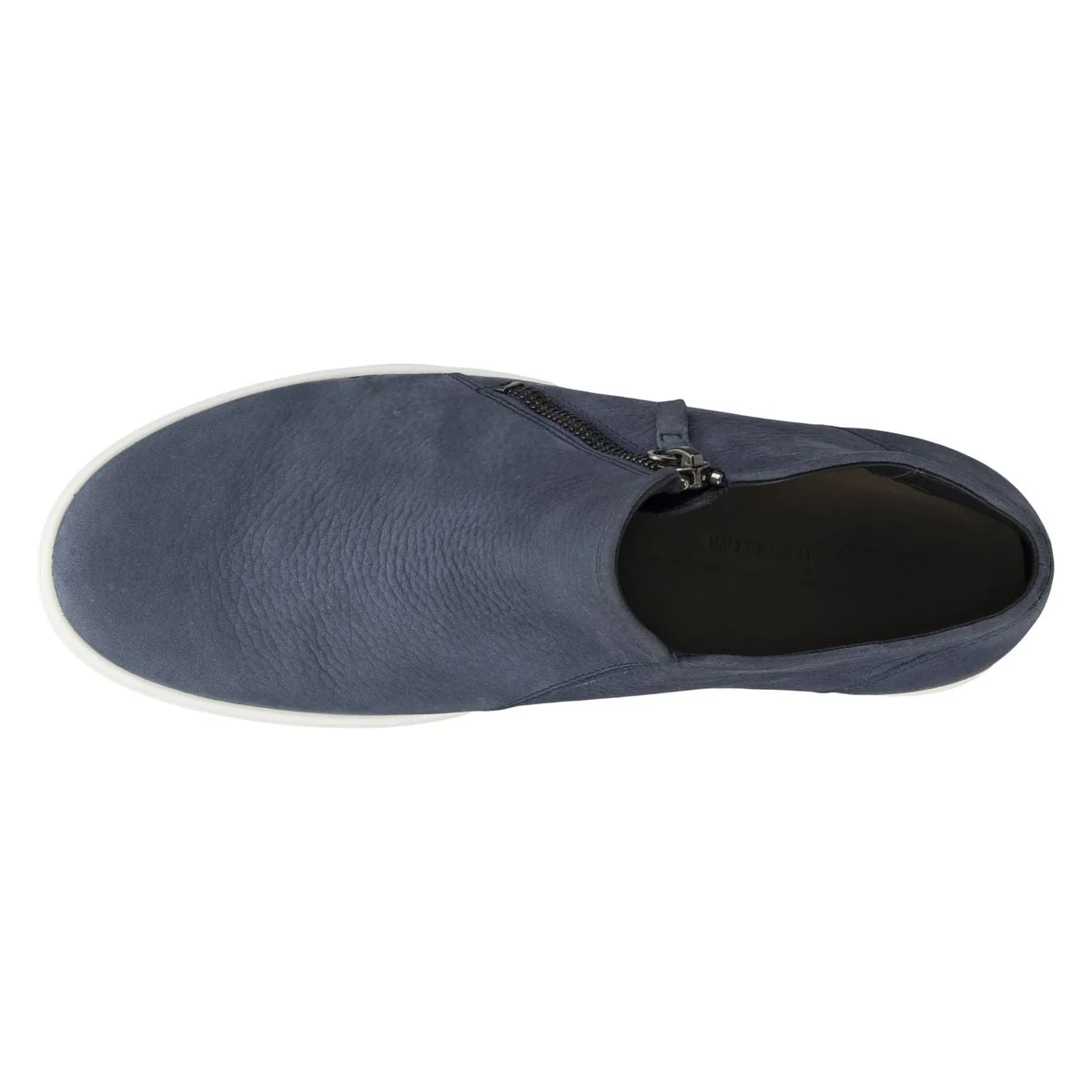 Ecco Soft 7 Women's Side Zip Bootie in Marine - Image 4