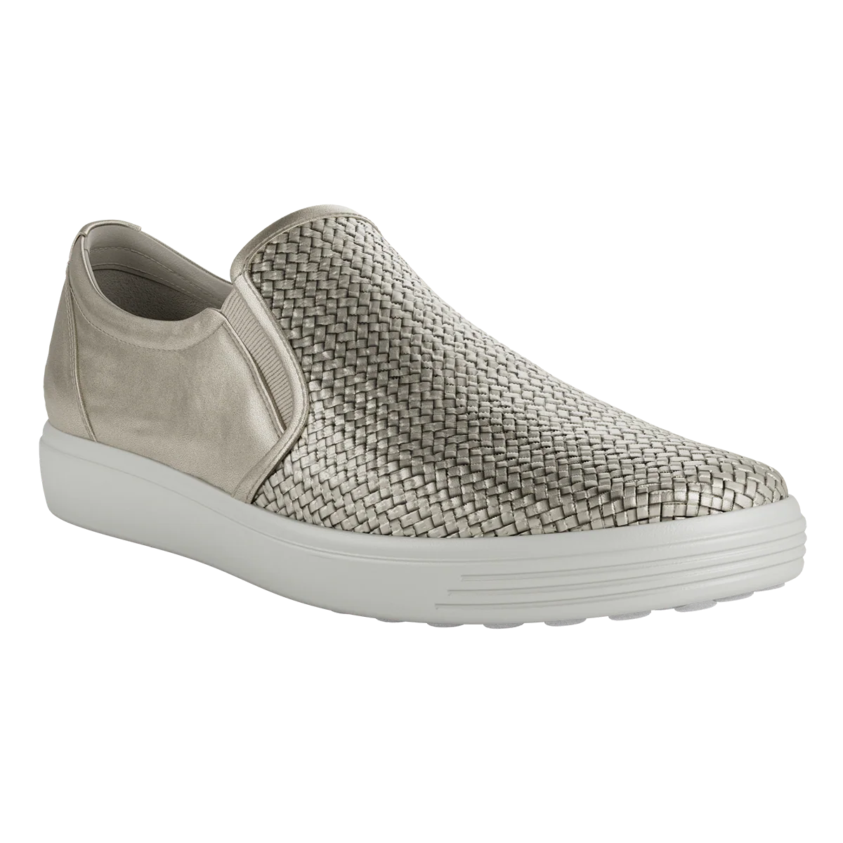 Soft 7 Women's Woven Leather Slip-On Sneaker