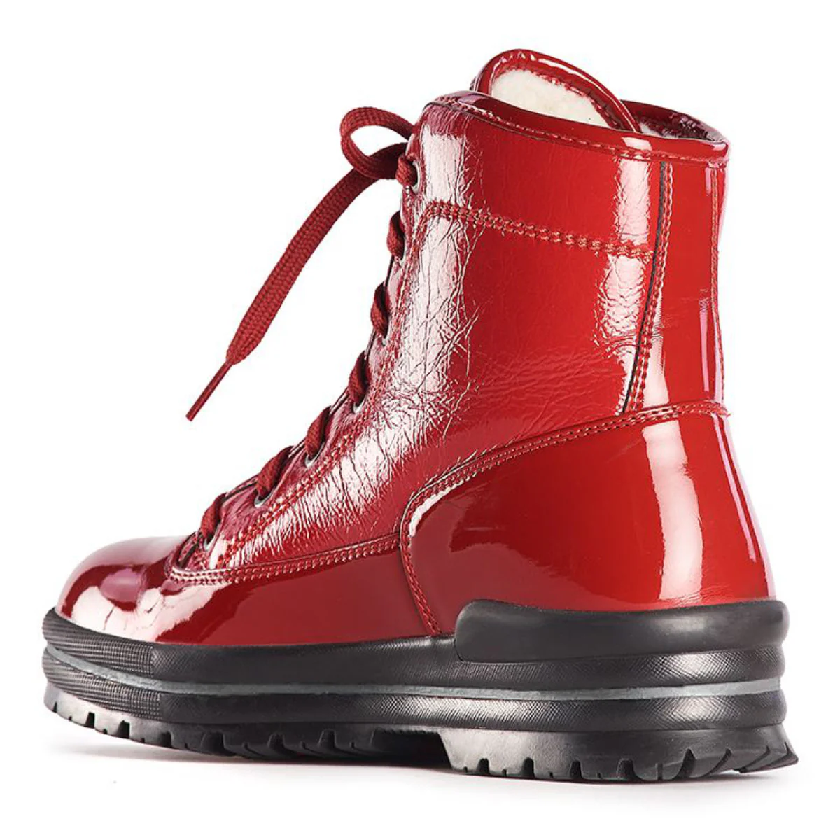 Olang Sound Women's Winter Lace Boots with Foldable Cleats - Image 2