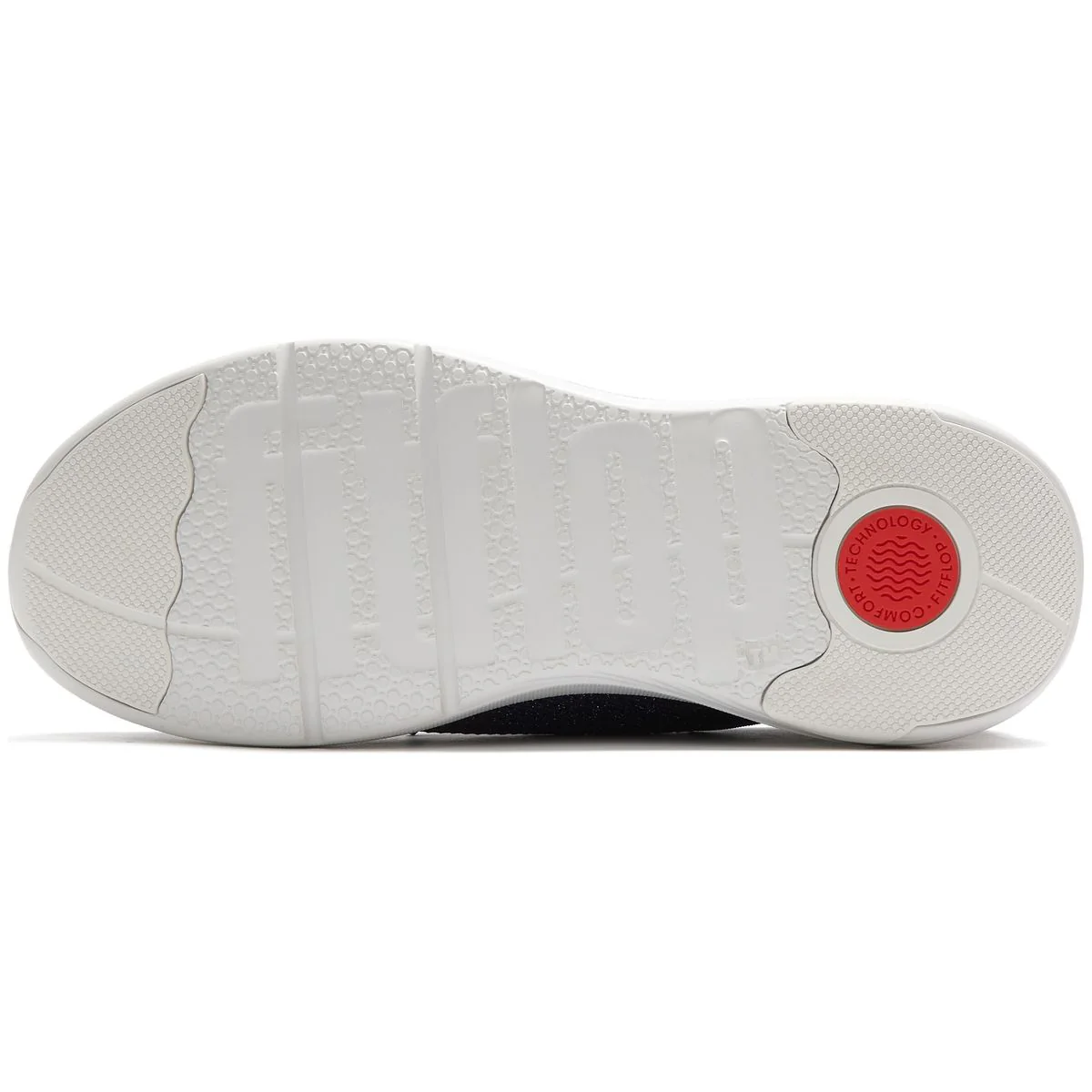 Super-Q Knit Slip-On Slip Resistant Laced Sneakers in Navy - Image 5