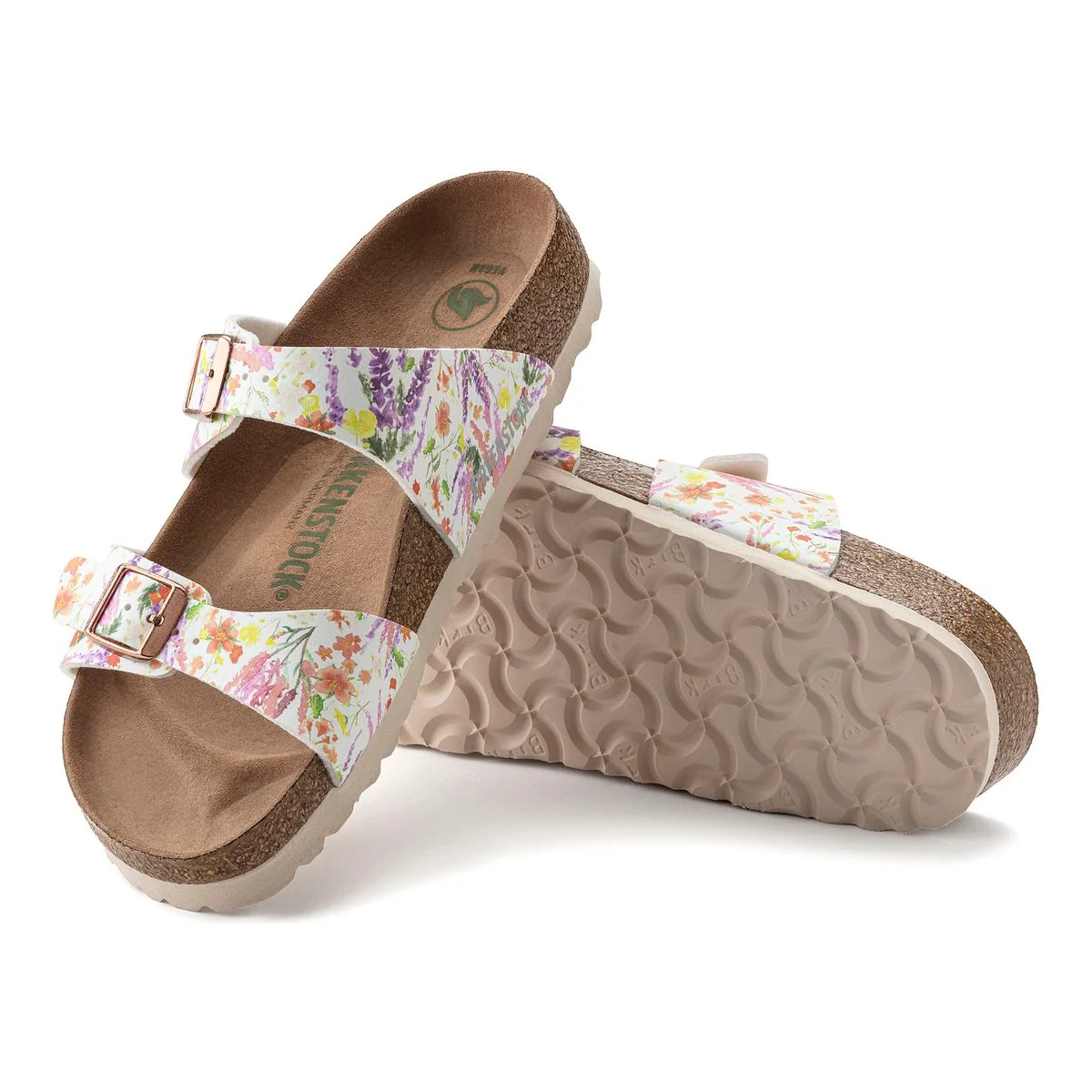 Birkenstock Sydney Vegan โ Pink Floral - Image 2