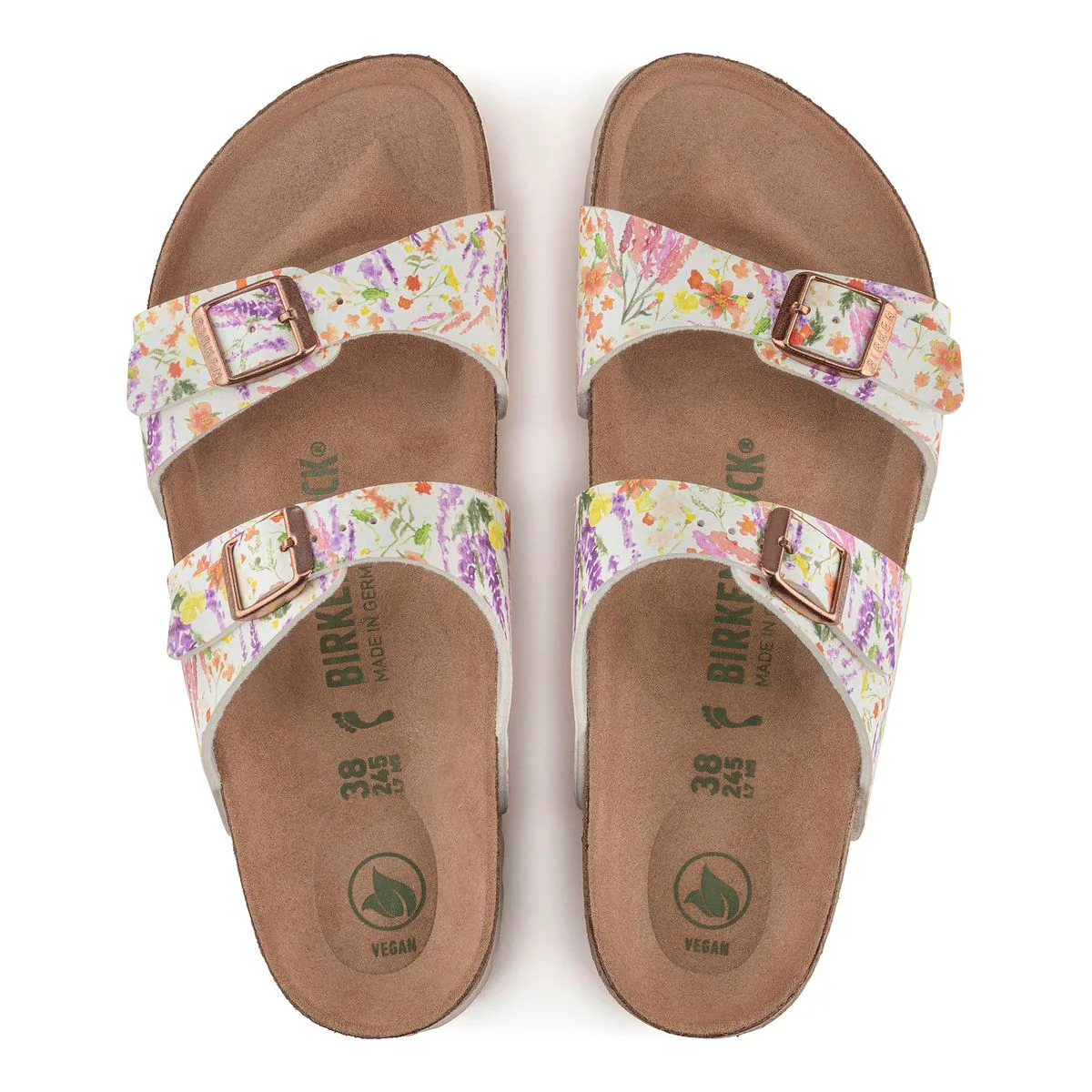 Birkenstock Sydney Vegan โ Pink Floral - Image 3