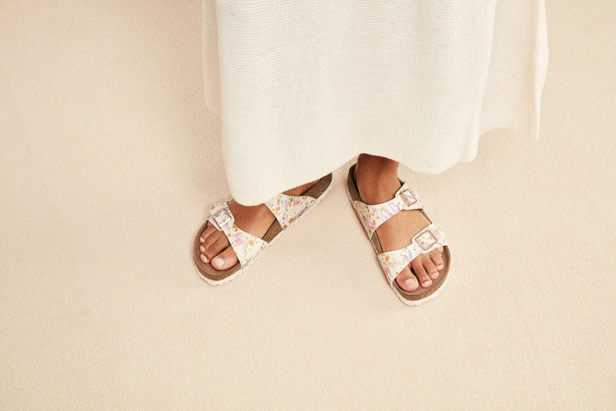 Birkenstock Sydney Vegan โ Pink Floral - Image 4