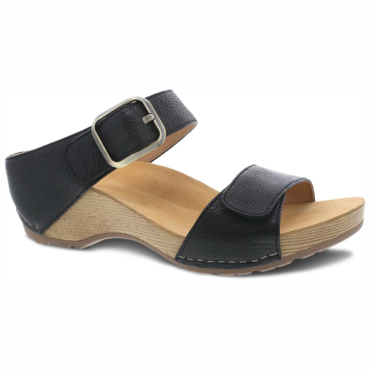 Tanya Burnished Leather Sandals - Image 2