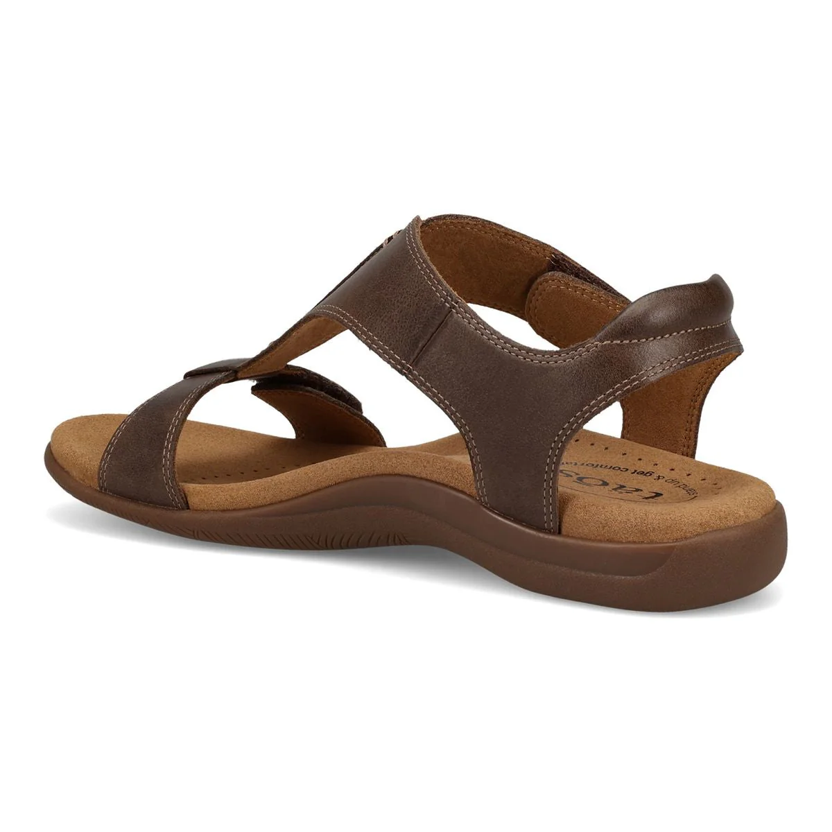The Show Adjustable Strap Sandal in Mocha - Image 3
