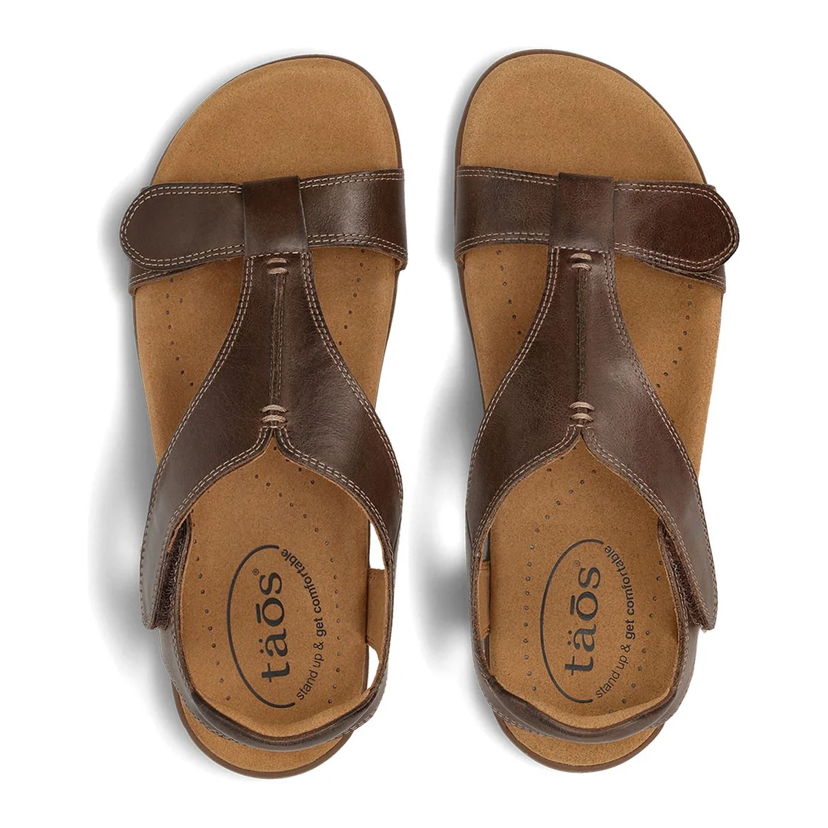 The Show Adjustable Strap Sandal in Mocha - Image 4