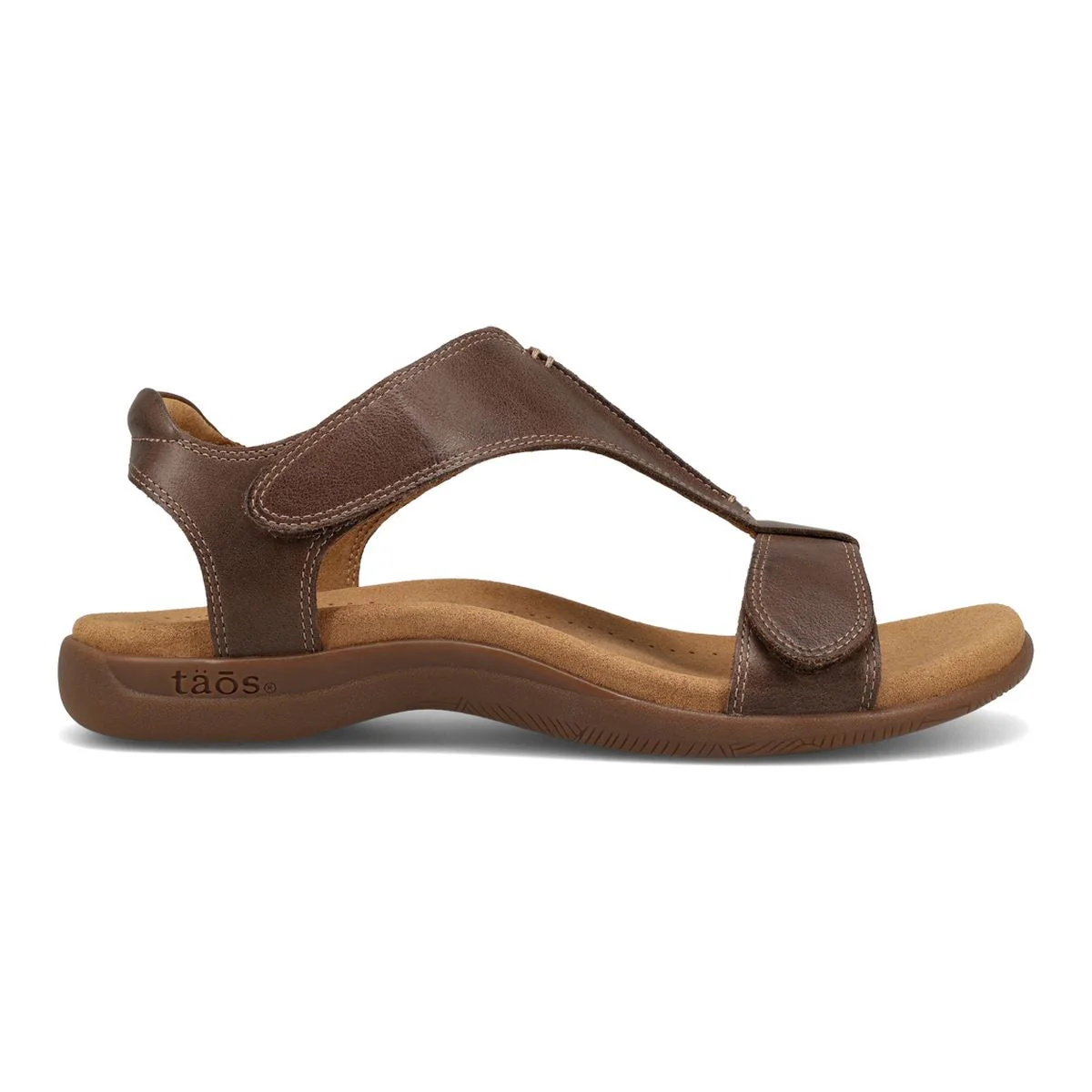 The Show Adjustable Strap Sandal in Mocha - Image 6
