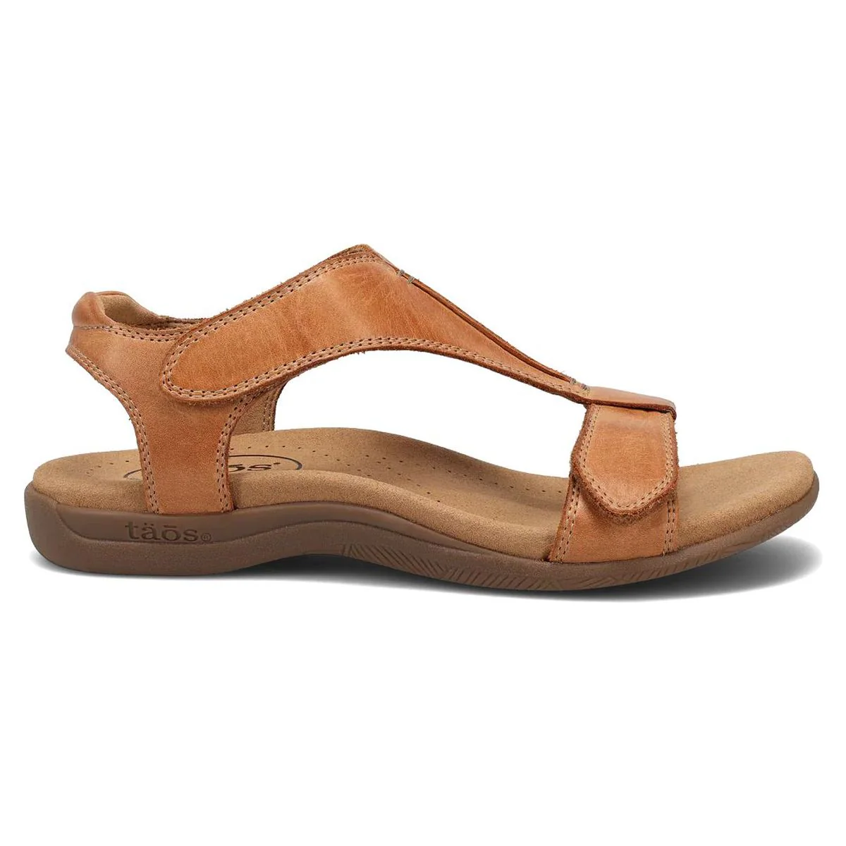 The Show Adjustable Strap Sandal in Caramel - Image 2