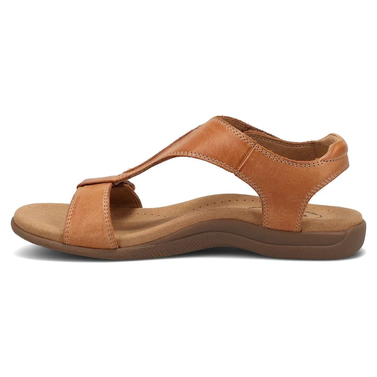 The Show Adjustable Strap Sandal in Caramel - Image 3