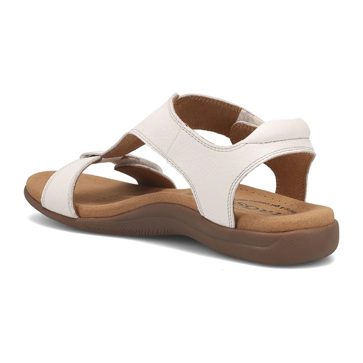 The Show Adjustable Strap Sandal in White - Image 3