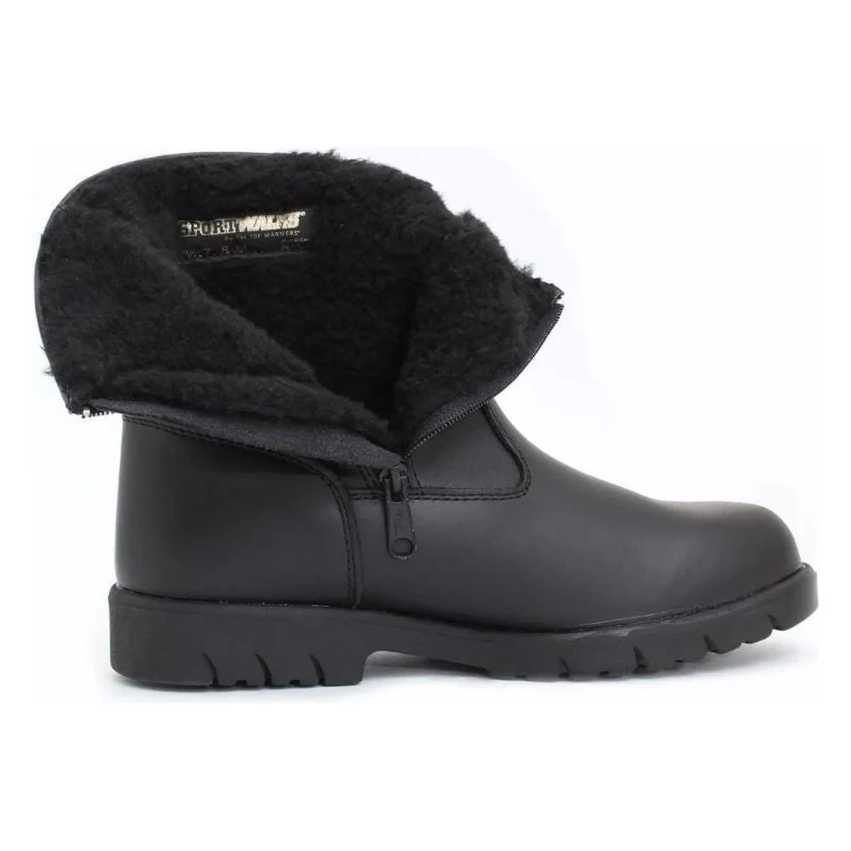 Toe Warmers Men's Track Side Zip Commuter Boot in Black - Image 6