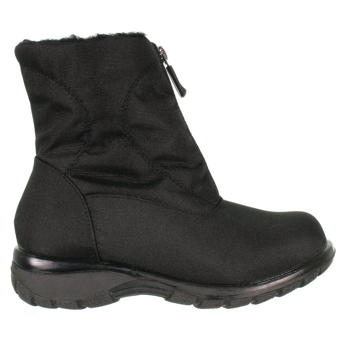 Toe Warmers Women's Alyssa EXTRA Depth Black Nylon Boot - Image 3