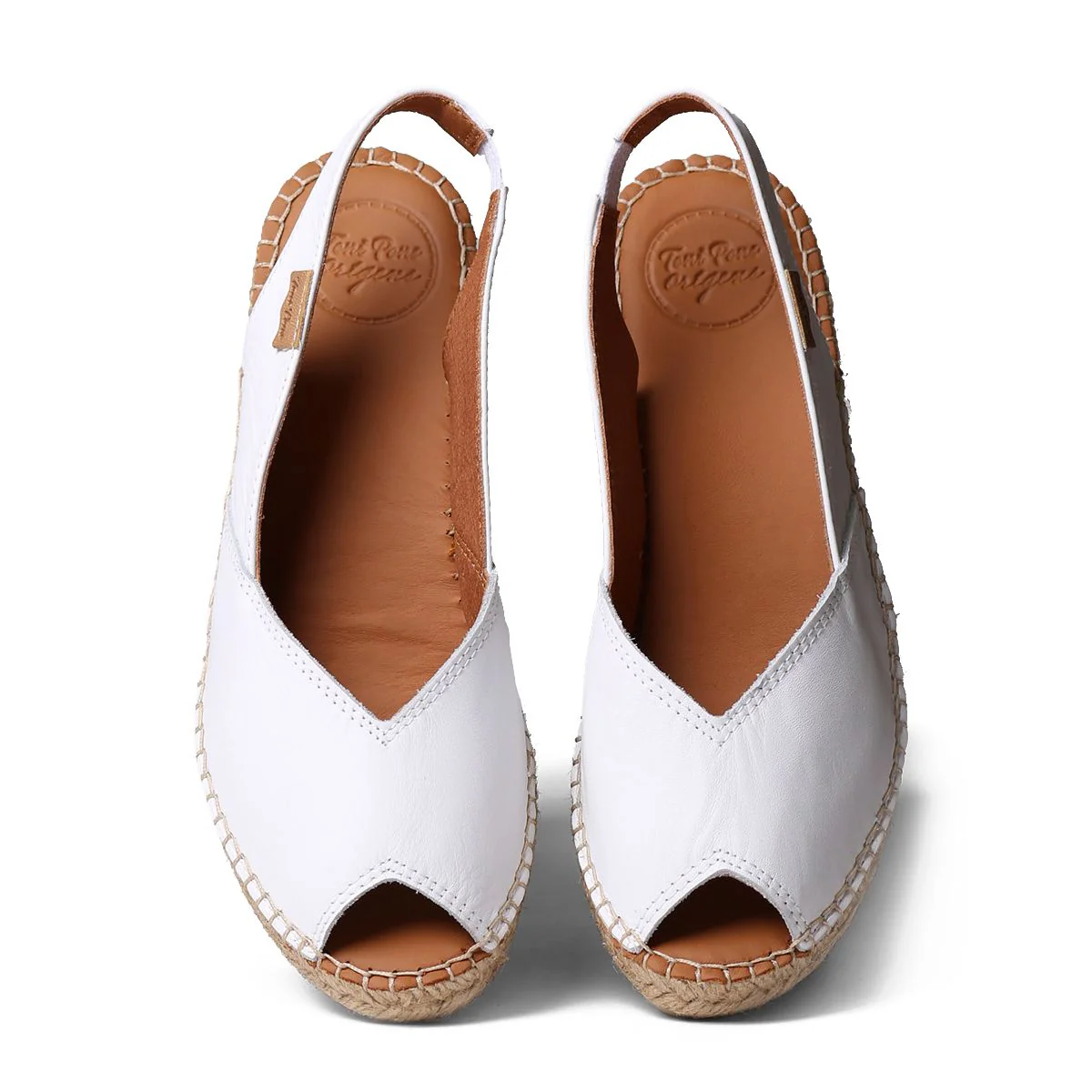 Toni Pons Bernia Women's Wedge Espadrilles in White - Image 3