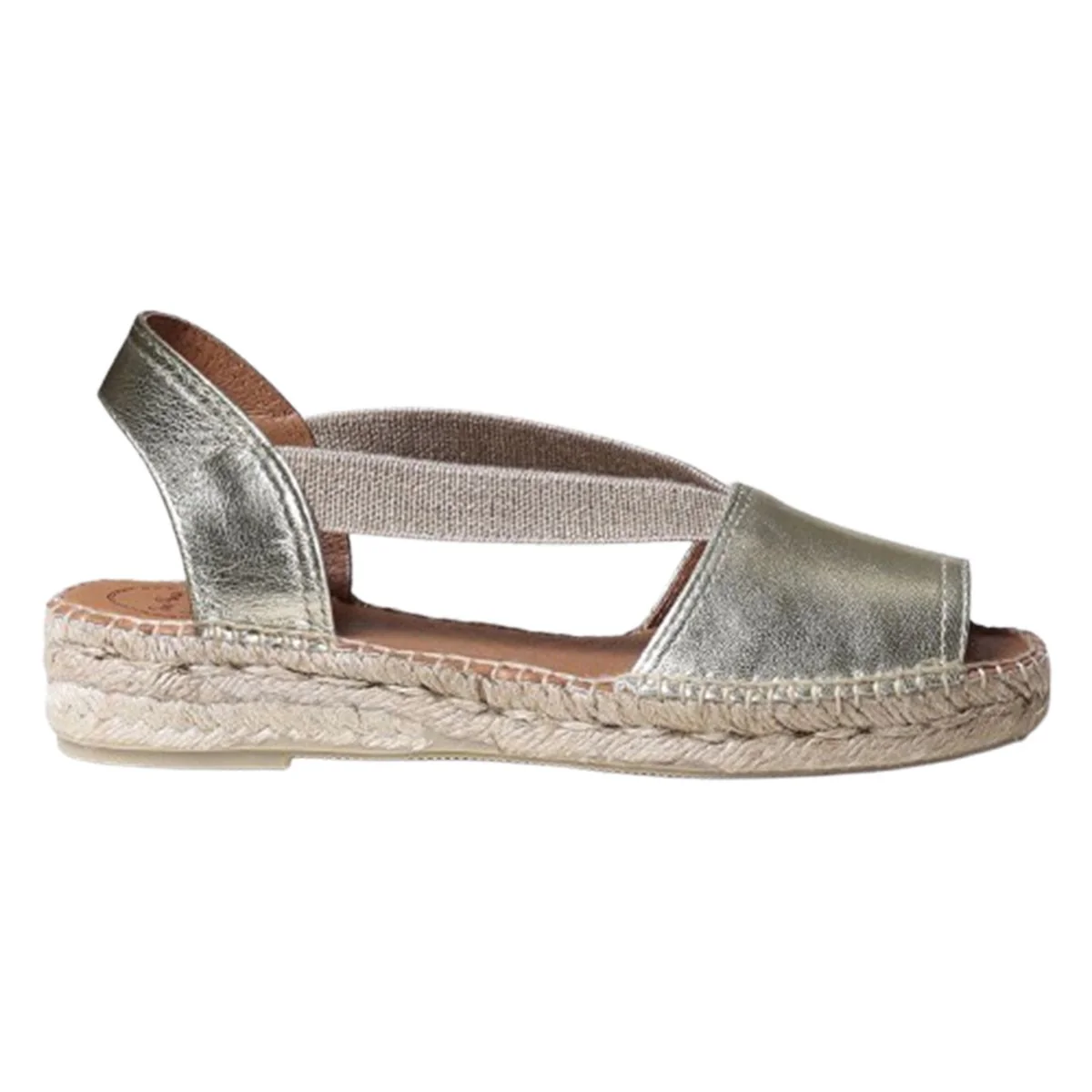 Toni Pons Etna Women's Flat Leather Sandal With Elastics - Image 3