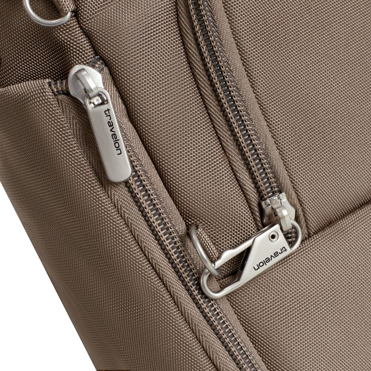 Travelon Unisex Anti-Theft Classic Tour Bag in Hazelnut - Image 5