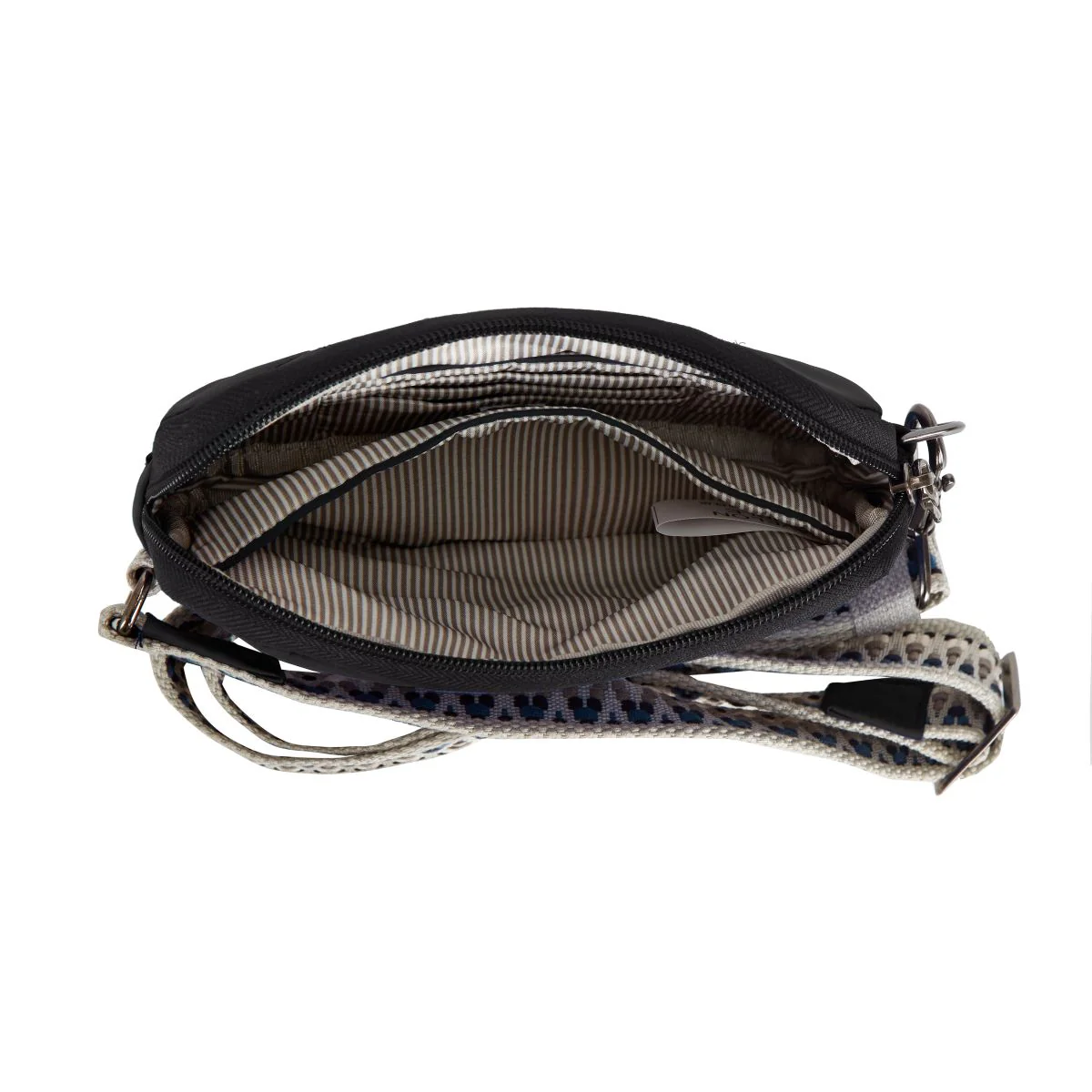 Travelon Women's Anti-Theft Boho Phone Sling in Black - Image 5