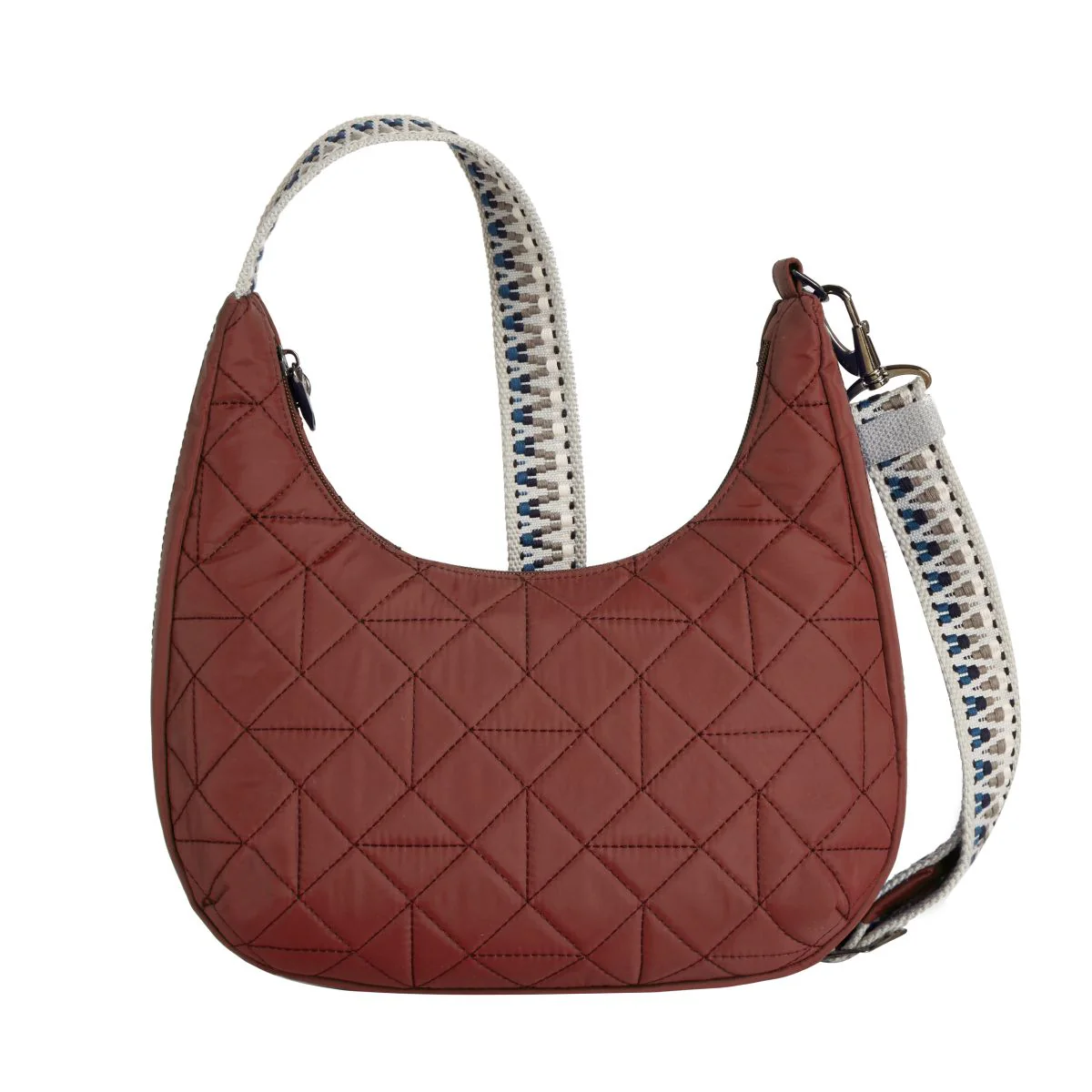 Travelon Woman's Anti-Theft Boho Slouchy Crossbody in Red - Image 2