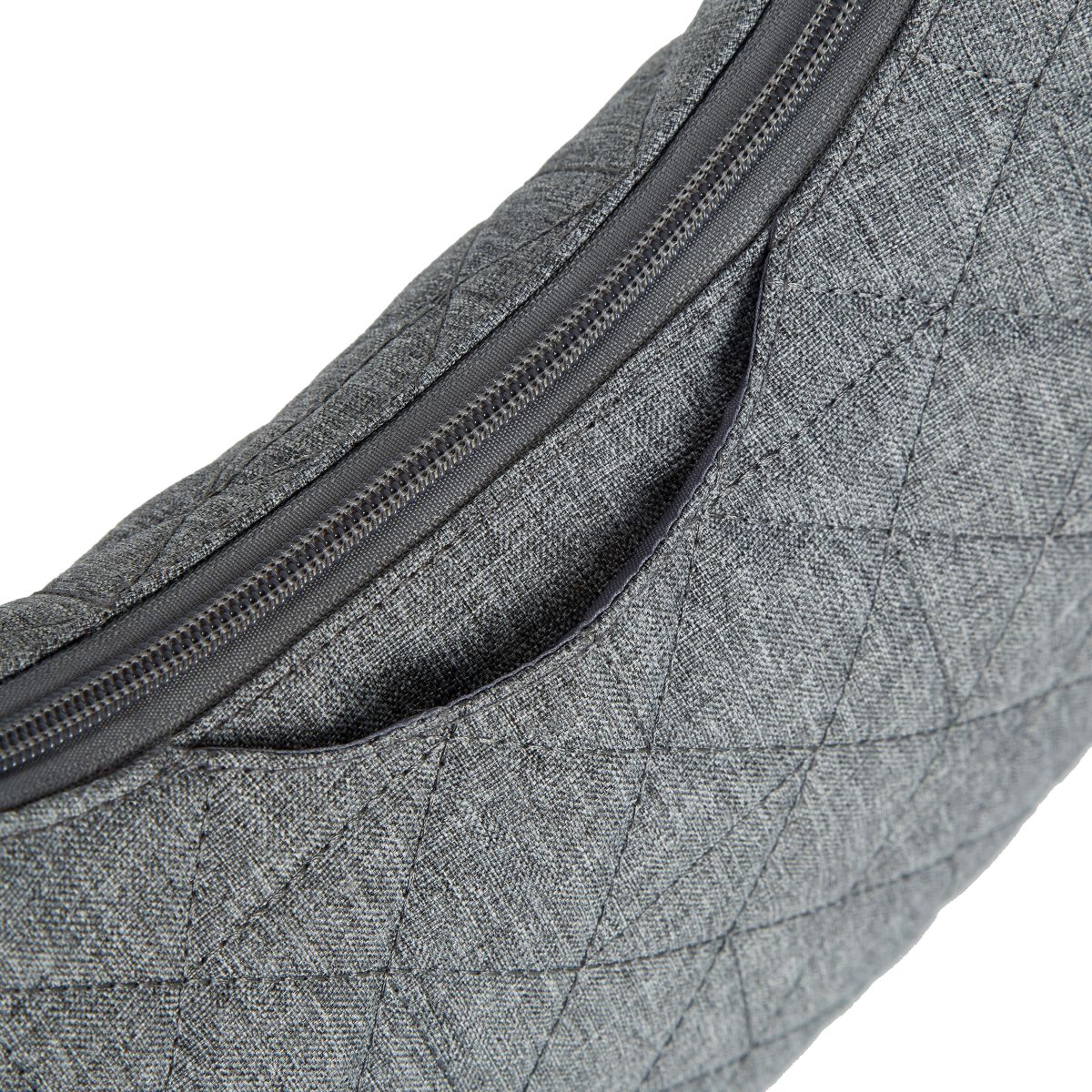 Travelon Woman's Anti-Theft Boho Slouchy Crossbody in Grey - Image 4