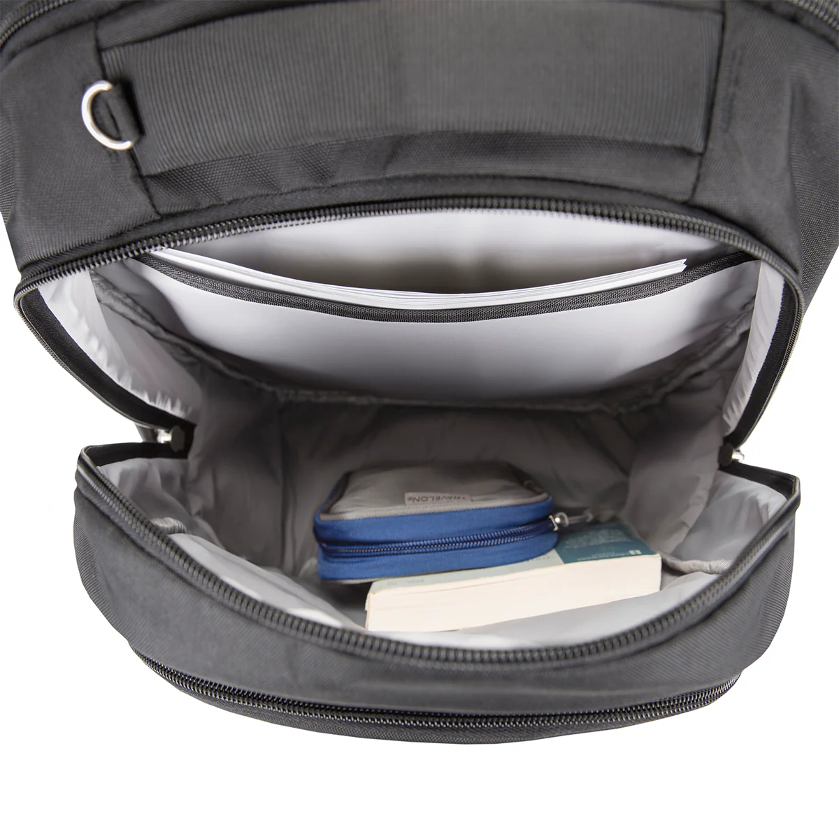 Travelon Anti-Theft Classic Unisex Large Backpack in Black - Image 4