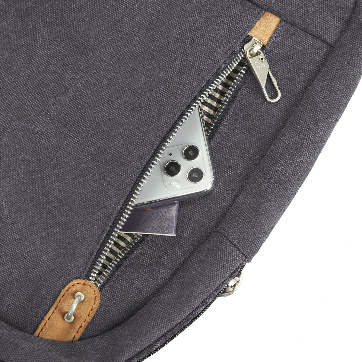 Travelon Anti-Theft Heritage Sling Bag in Pewter - Image 9