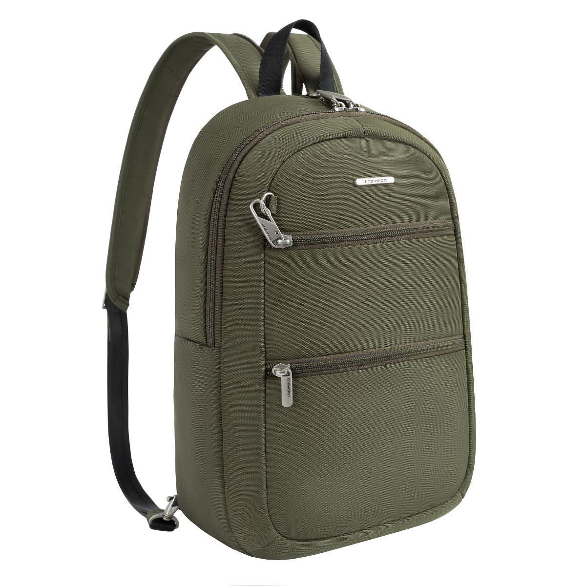 Travelon Unisex Anti-Theft Classic Convertible Sling Backpack in Olive