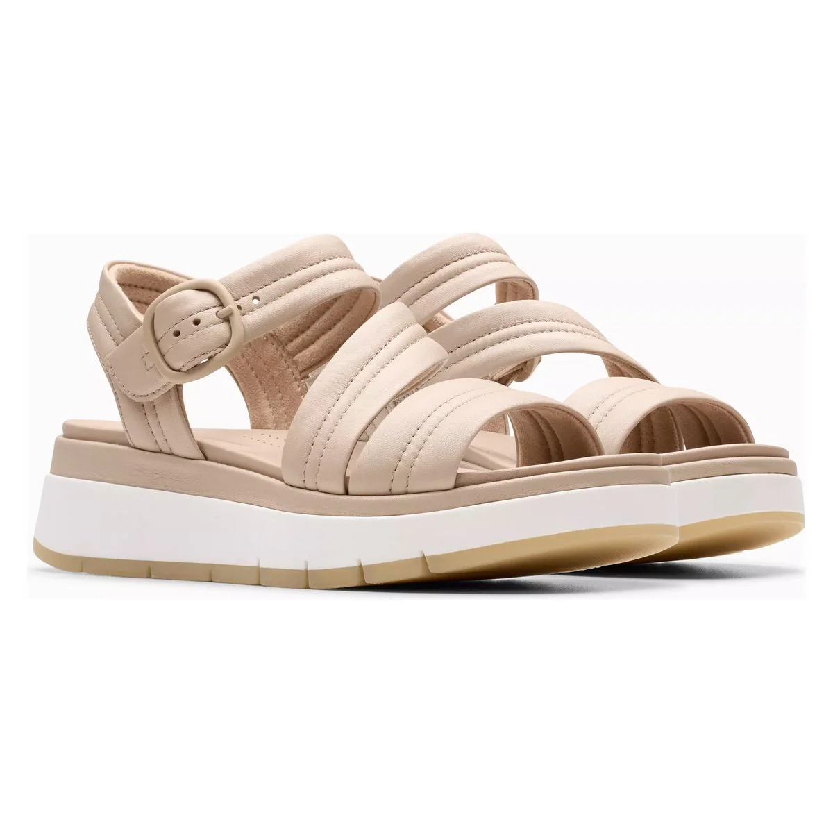 Clarks Tuscan Women's Strap Sandal in Beige