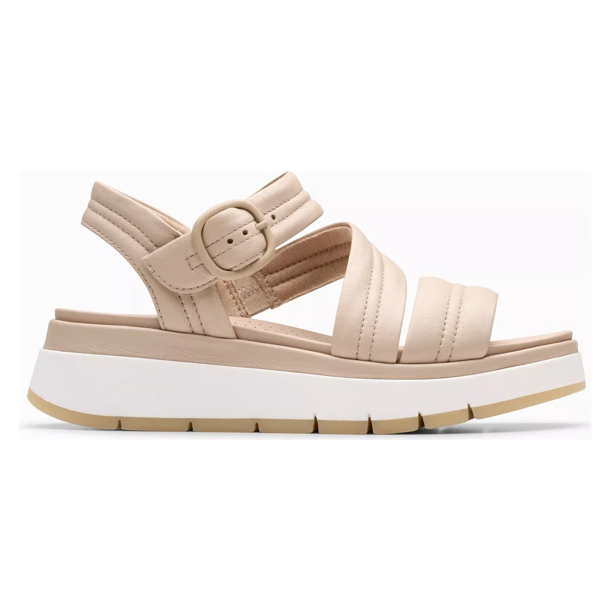 Clarks Tuscan Women's Strap Sandal in Beige - Image 2