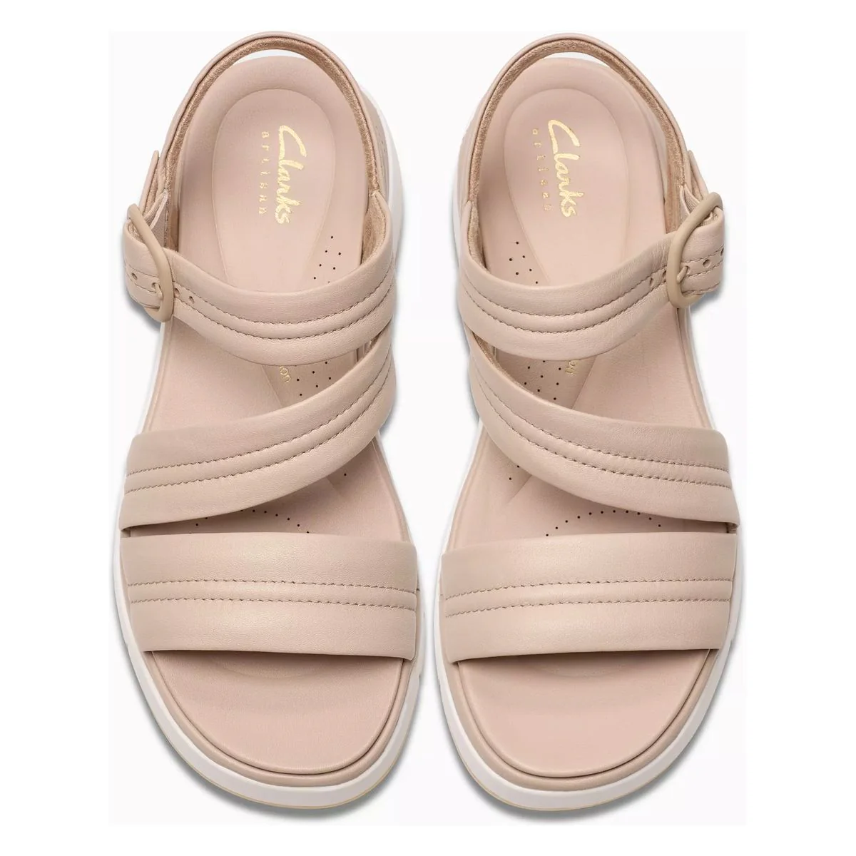 Clarks Tuscan Women's Strap Sandal in Beige - Image 6