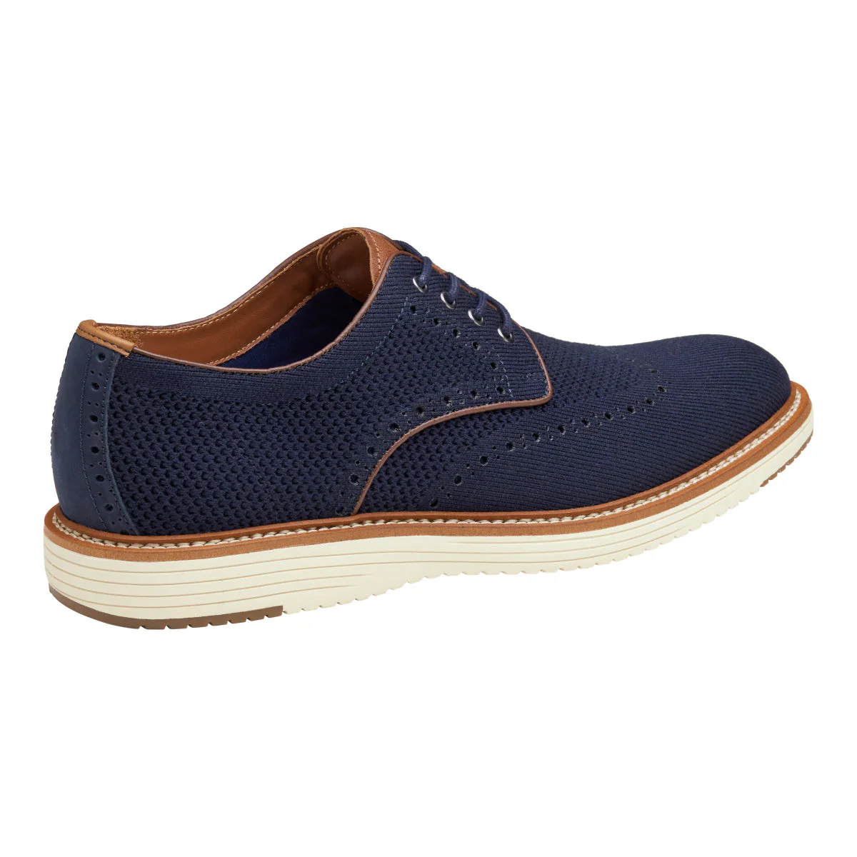 Johnston & Murphy Upton Knit Men's Dress Casual Shoe in Navy - Image 2