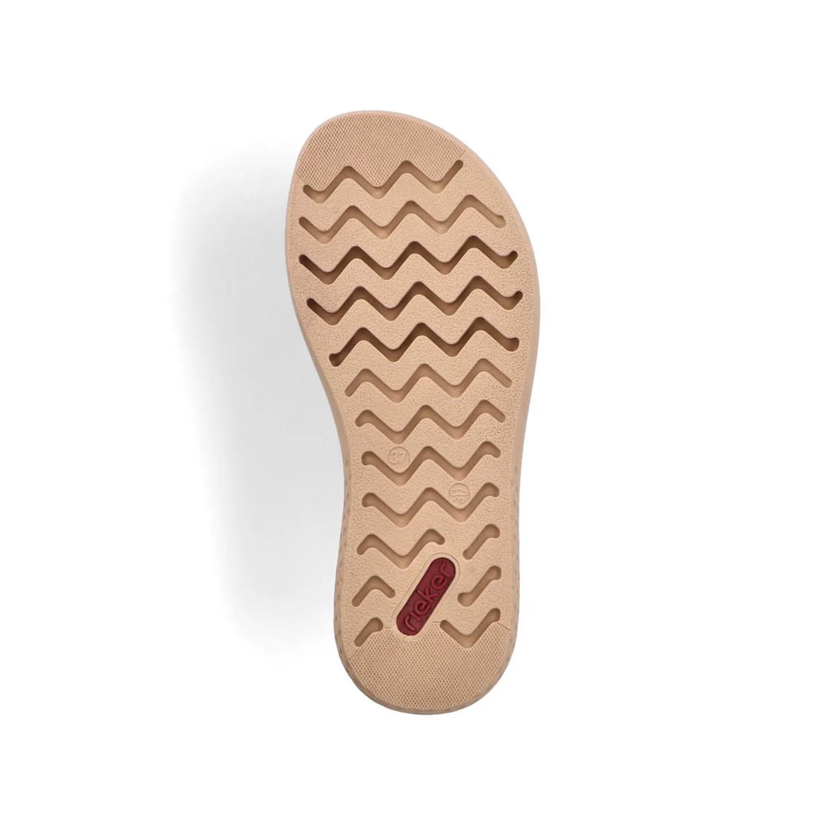 Rieker V1562-62 Morelia Slide Sandals in Ginger| Women's Summer Mule Sandals - Image 4