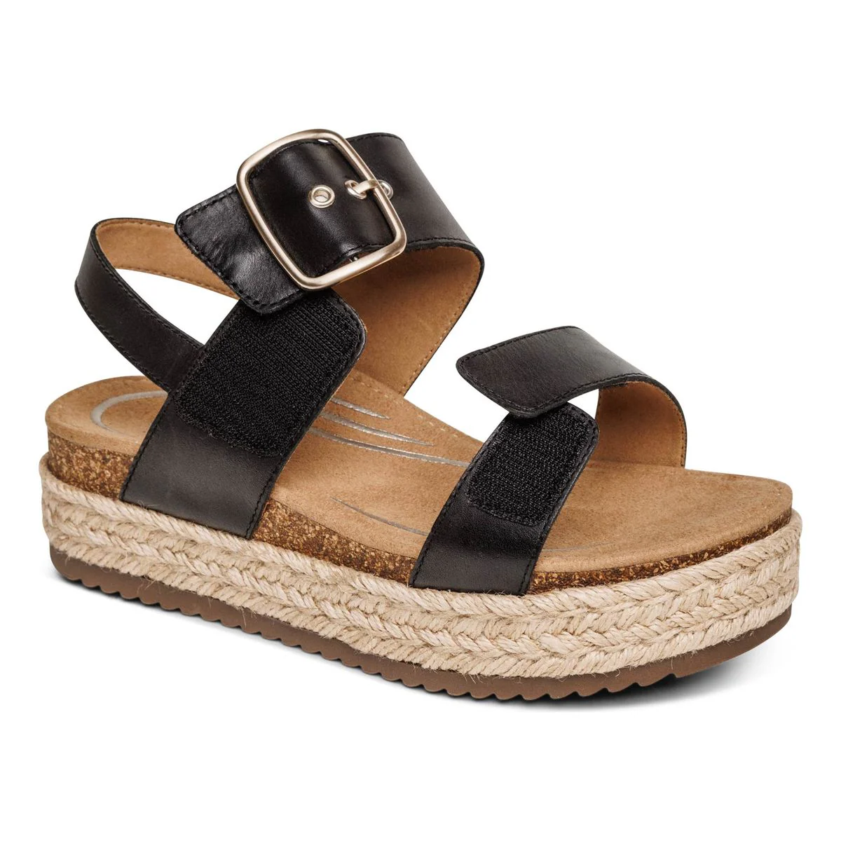 Aetrex Vania Women's Arch Support Platform Sandal - Image 2