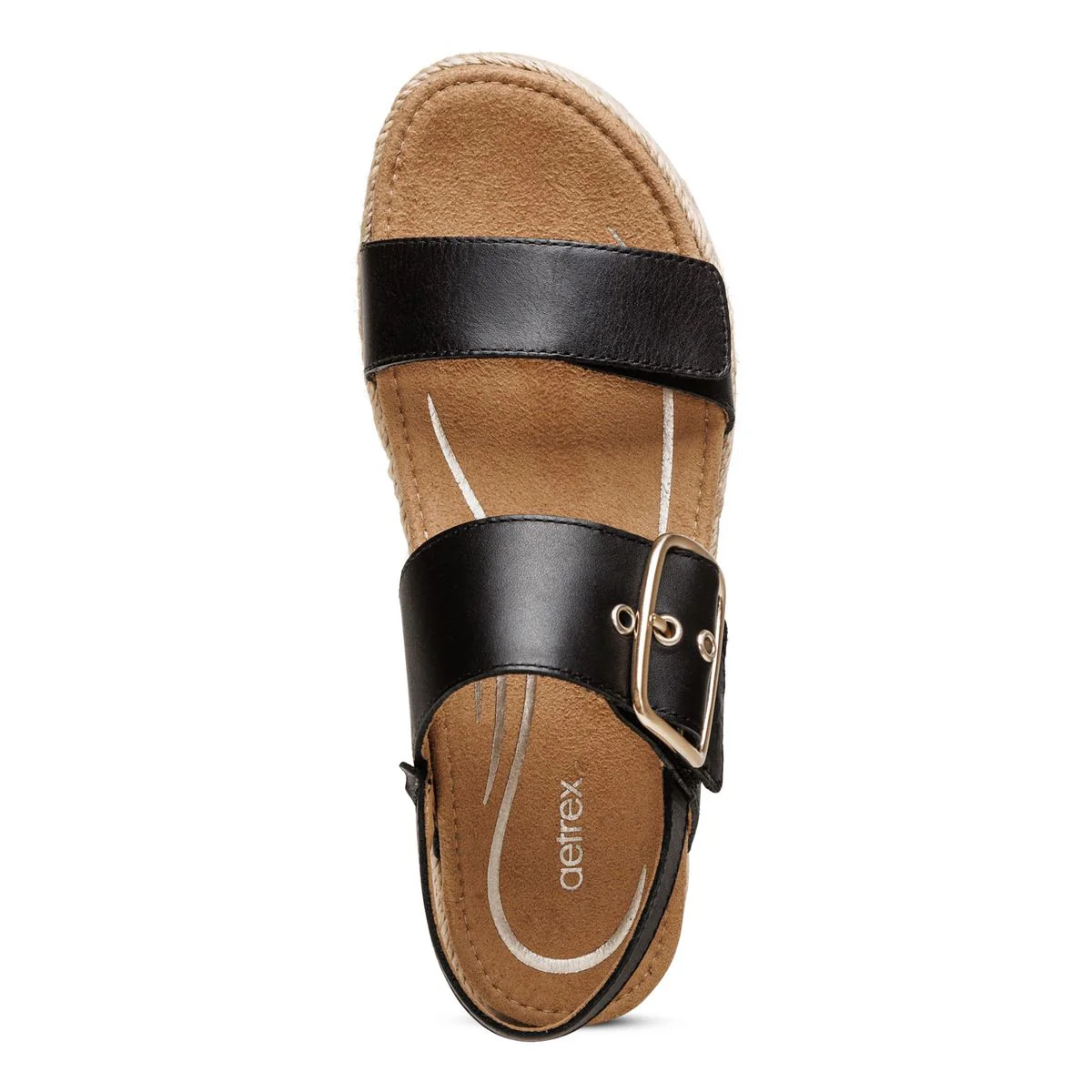 Aetrex Vania Women's Arch Support Platform Sandal - Image 6