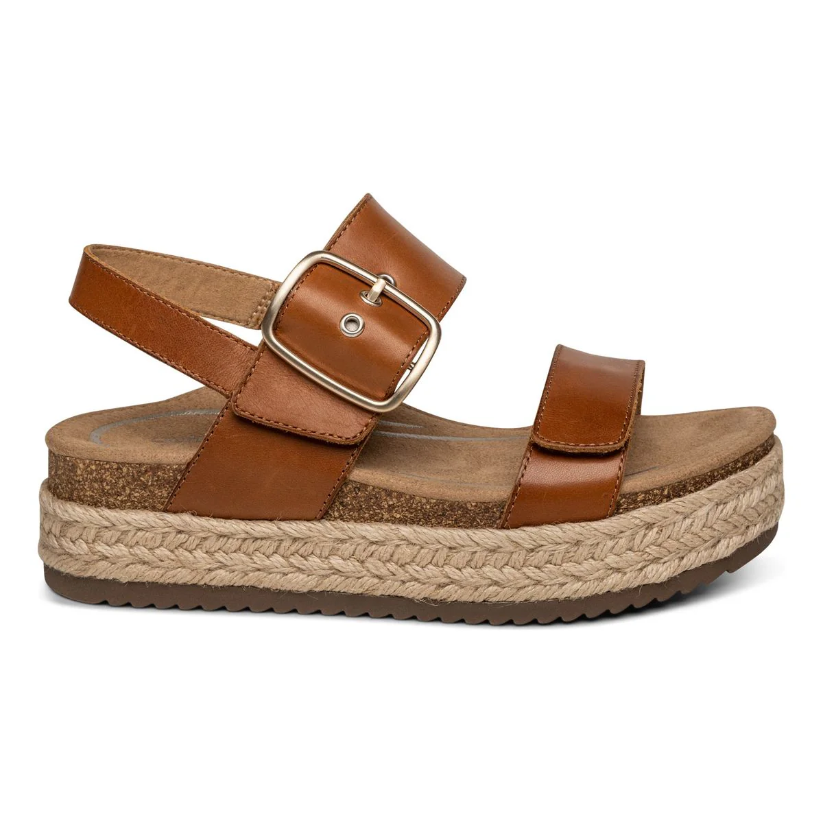 Aetrex Vania Women's Arch Support Sandals in Cognac - Image 5