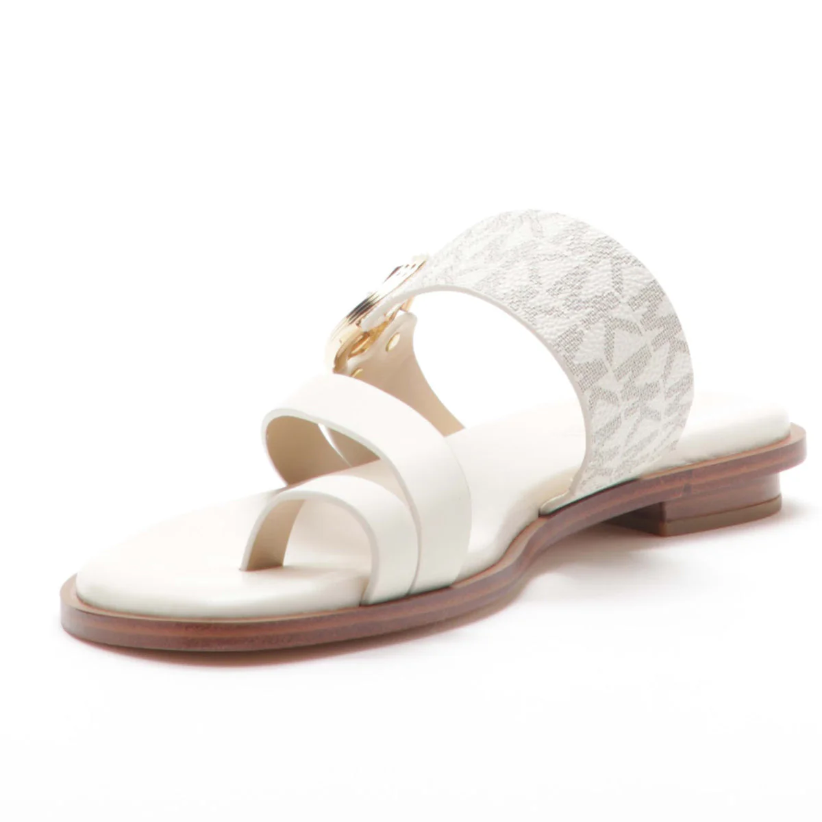 Michael Kors Vera Flat Toe Thong Slide in Vanilla - Image 2