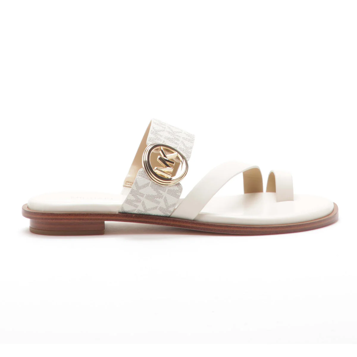 Michael Kors Vera Flat Toe Thong Slide in Vanilla - Image 5