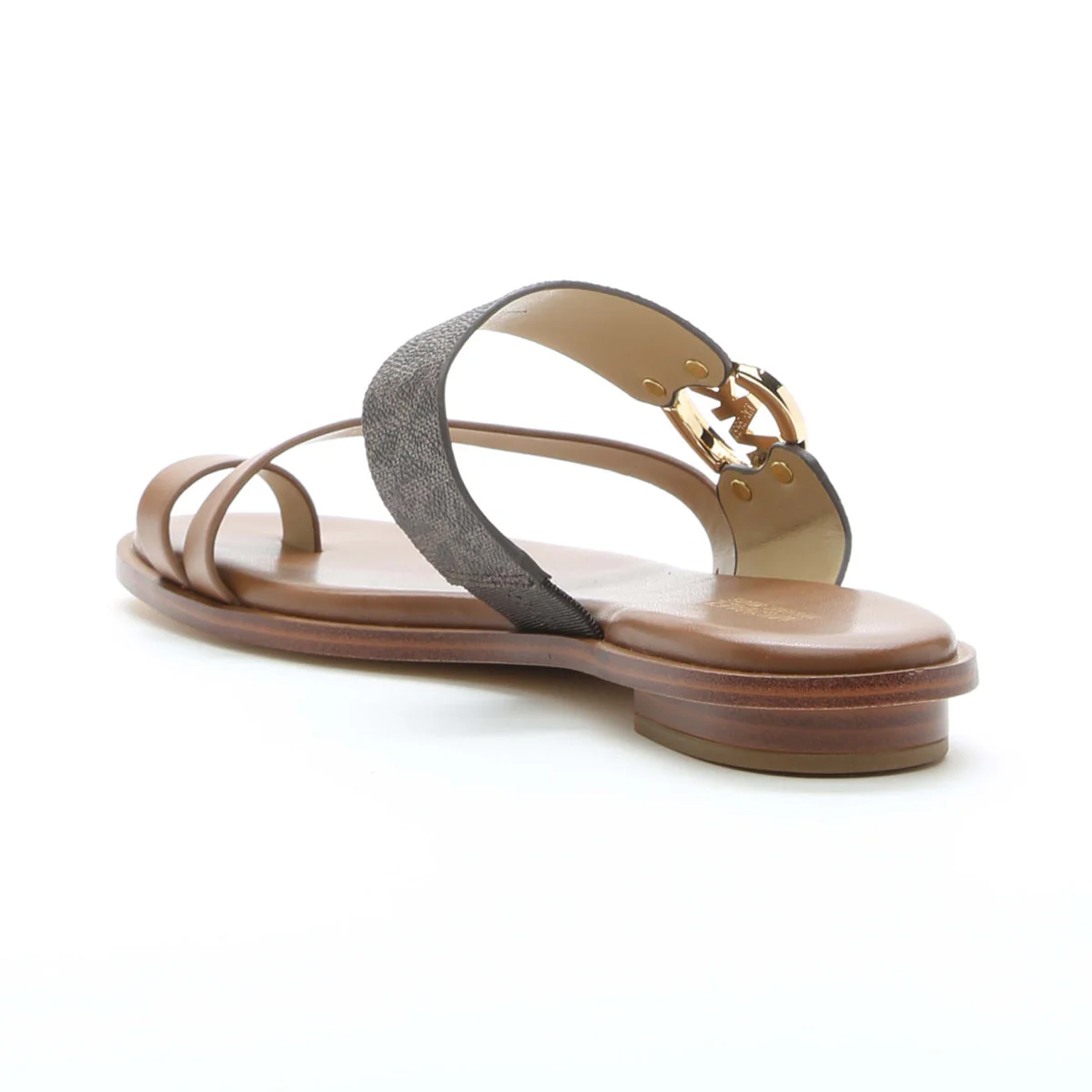 Michael Kors Vera Flat Toe Thong Slide in Brown - Image 4