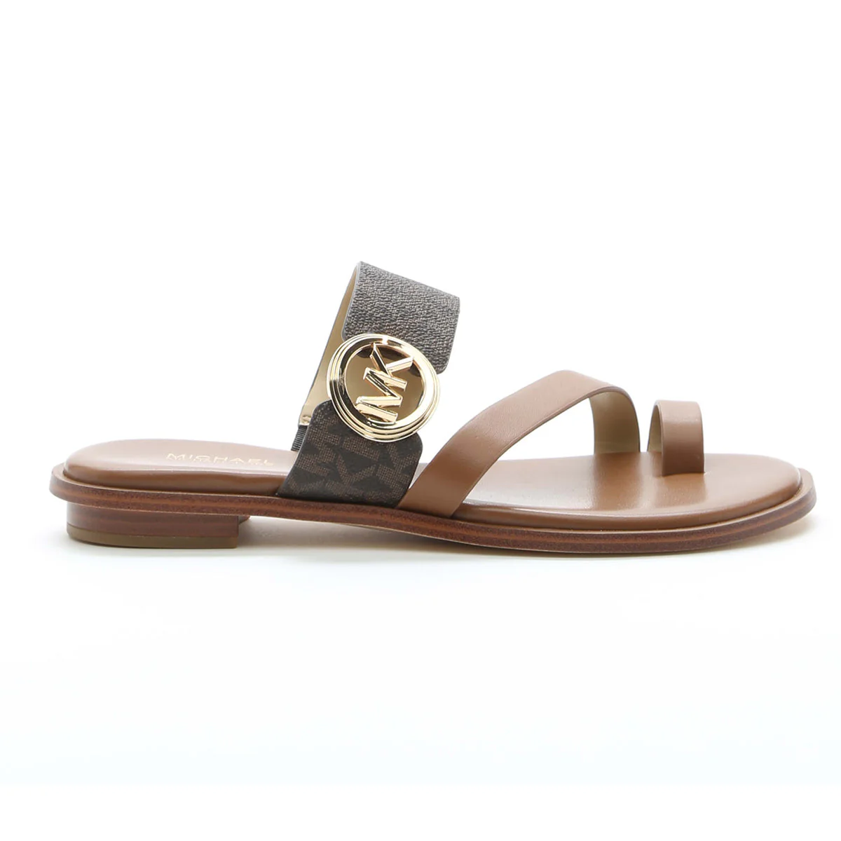 Michael Kors Vera Flat Toe Thong Slide in Brown - Image 5