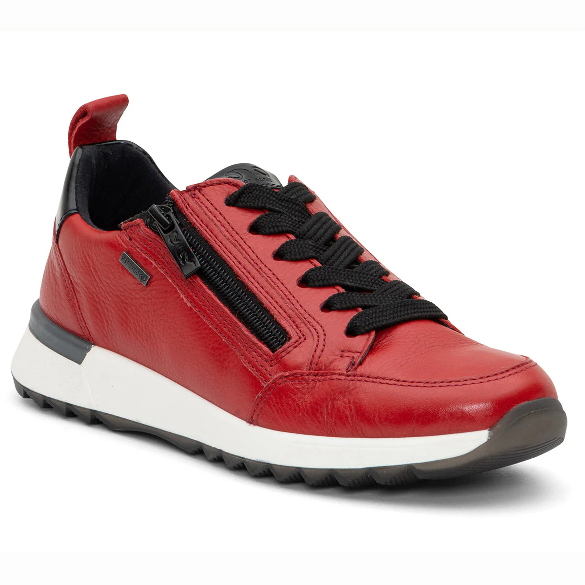 Ara Victoria Women's GORE-TEX Zip Sneaker In Red