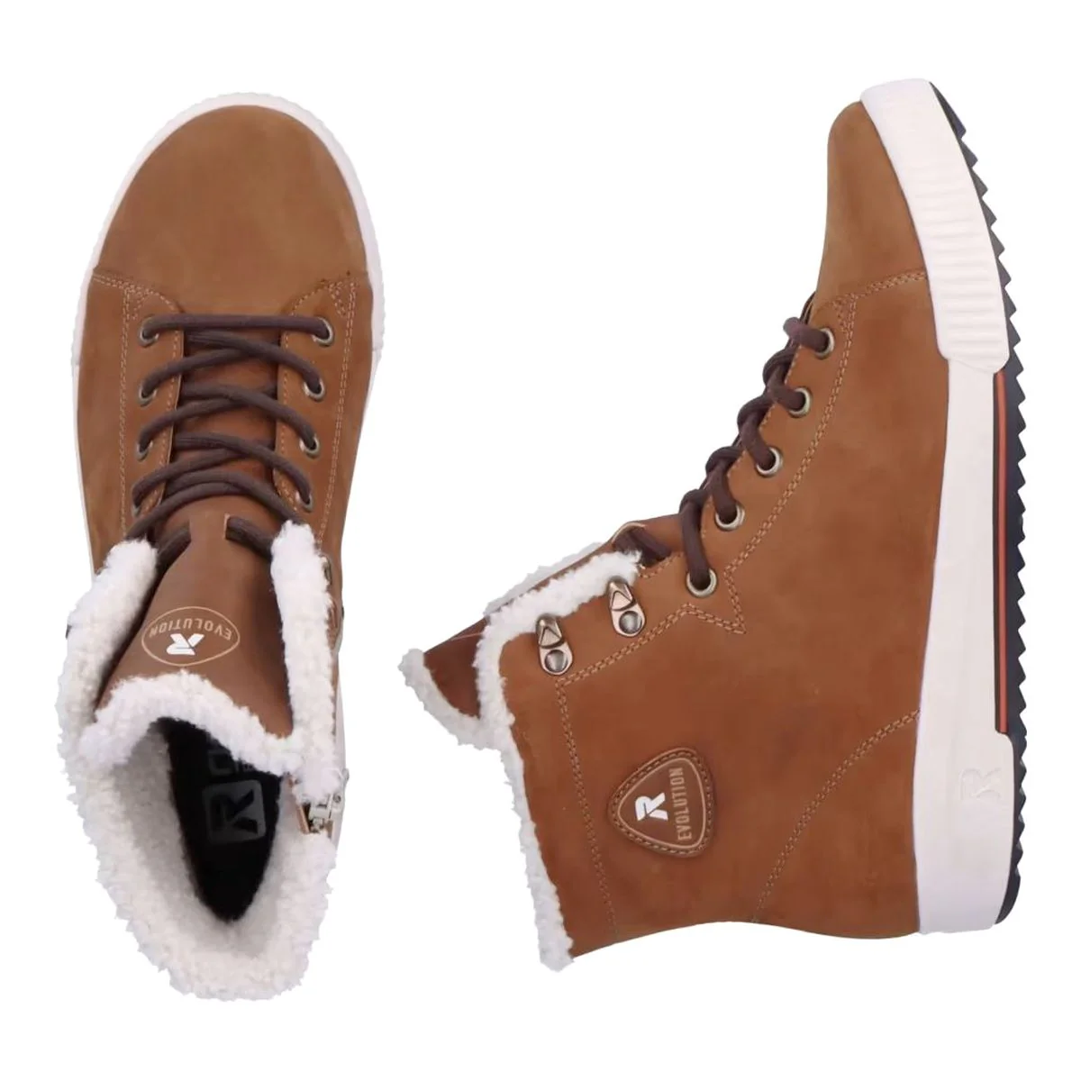 Rieker Evolution Womens W0162 Lace up Ankle Boots - Image 6
