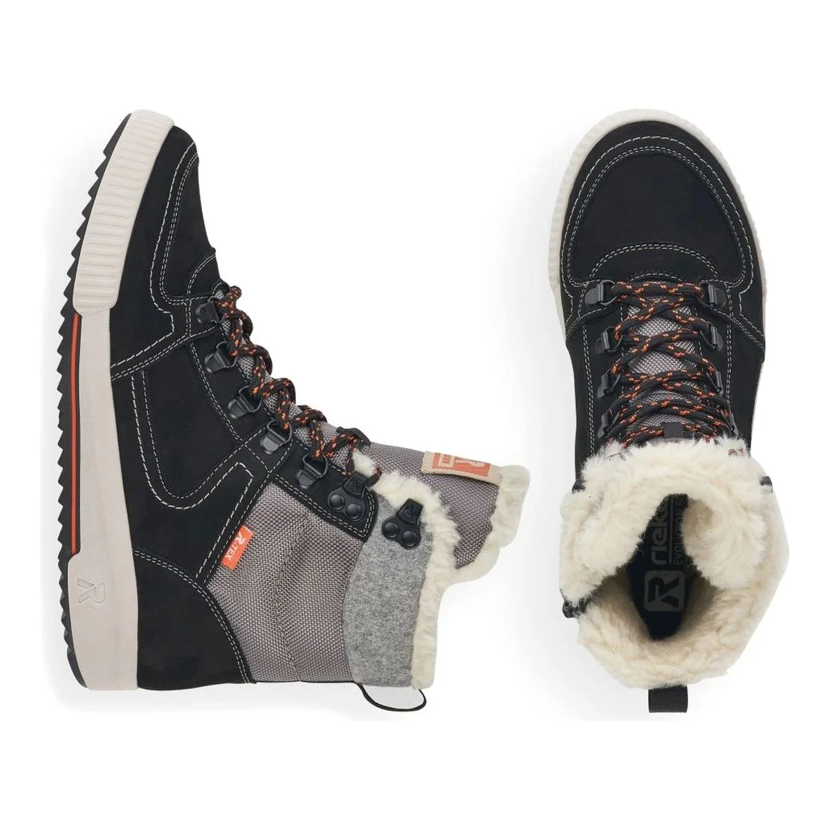 Rieker Evolution Womens W0170 Hi Top Winter Boot - Image 8