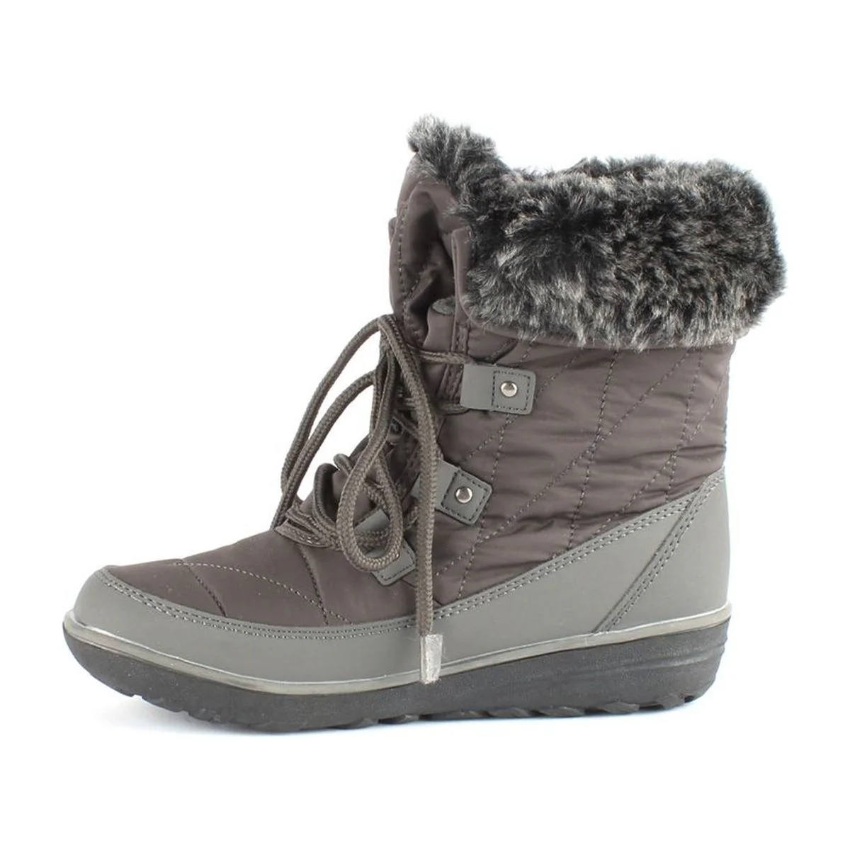 Wanderlust Snowflake Women's Winter Boot in Grey - Image 3