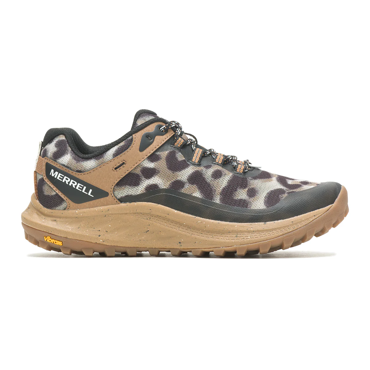 Merrell Women's Antora 3 Trail Running Shoes in Leopard - Image 2