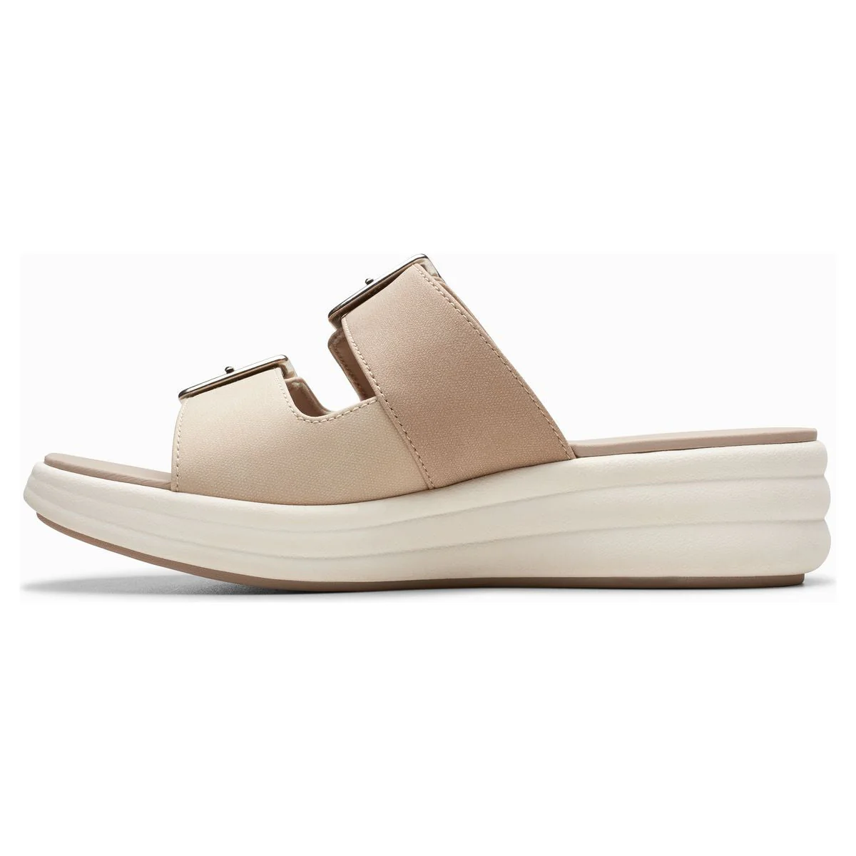Clarks Women's Drift Buckle Wedges in Sand - Image 3