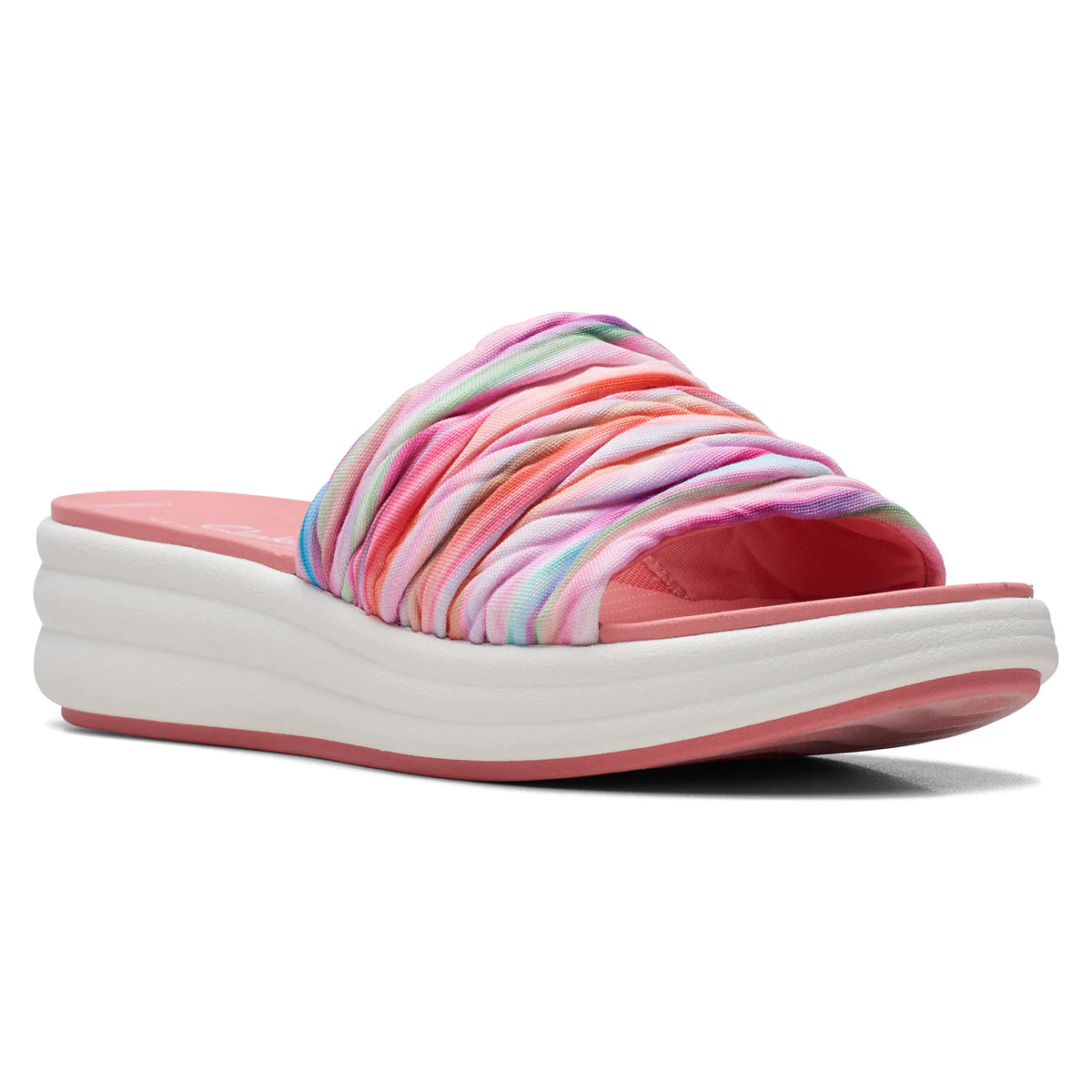 Clarks Women's Drift Petal Multicolour Wedges