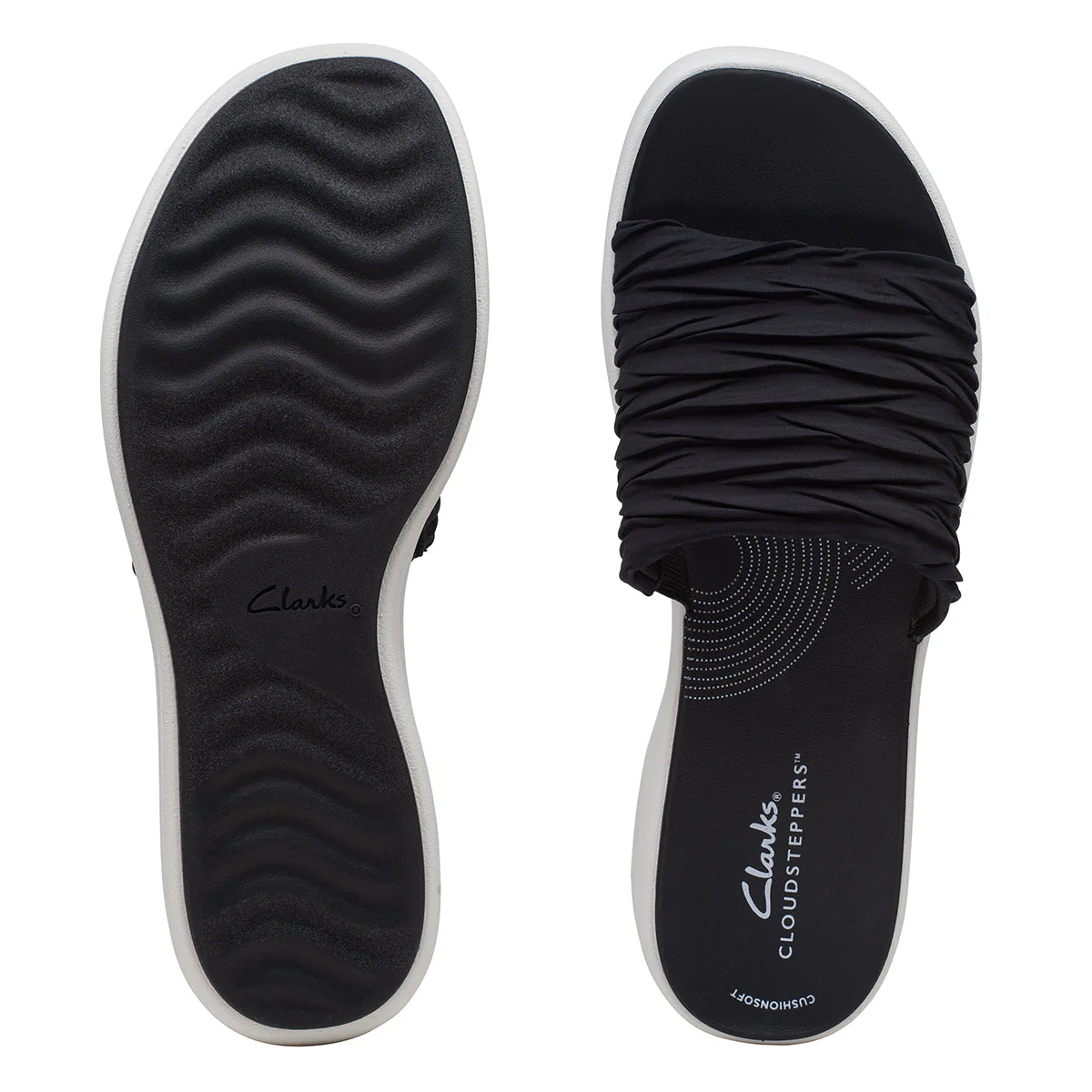 Clarks Women's Drift Petal Wedges in Black - Image 5
