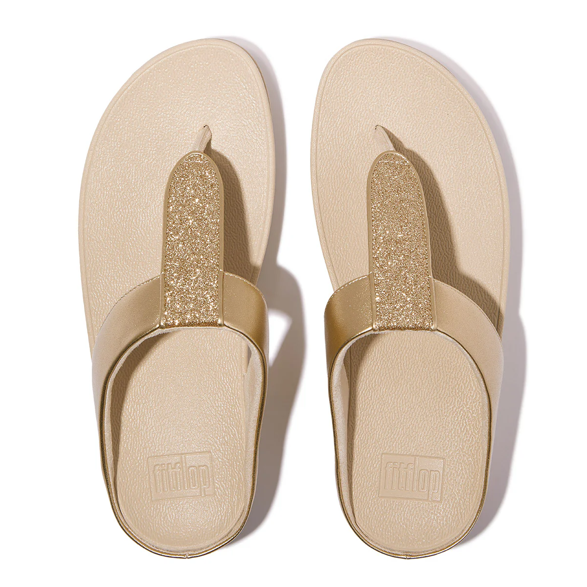 Women's Fino Leather Toe Thong Sandals in Platino - Image 3