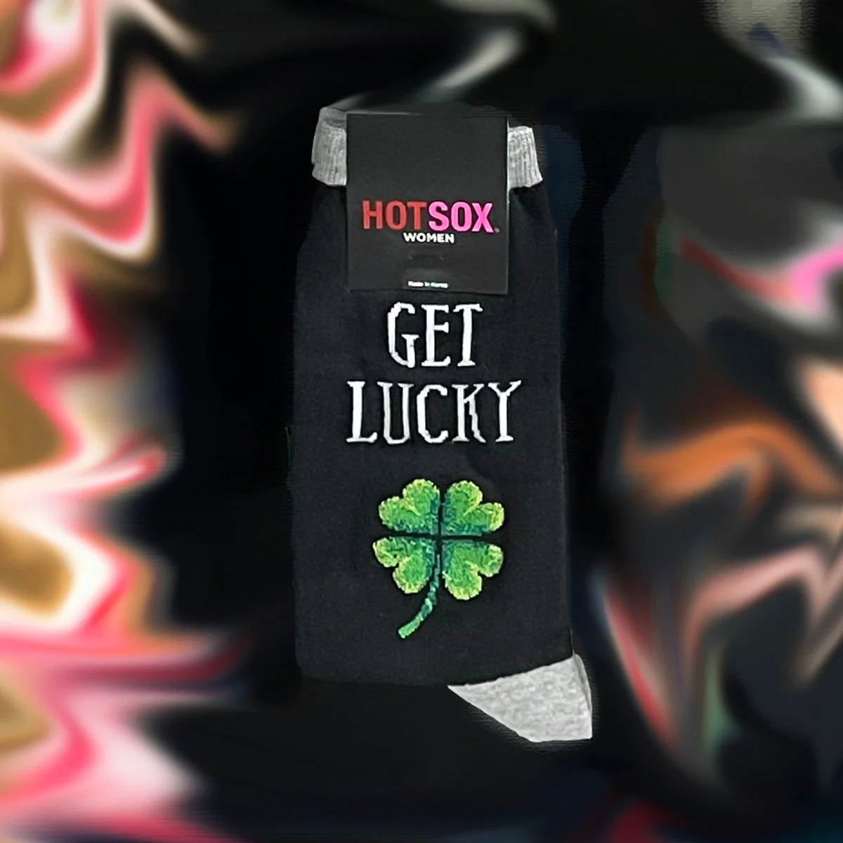 Women's Get Lucky Crew Socks - Image 2